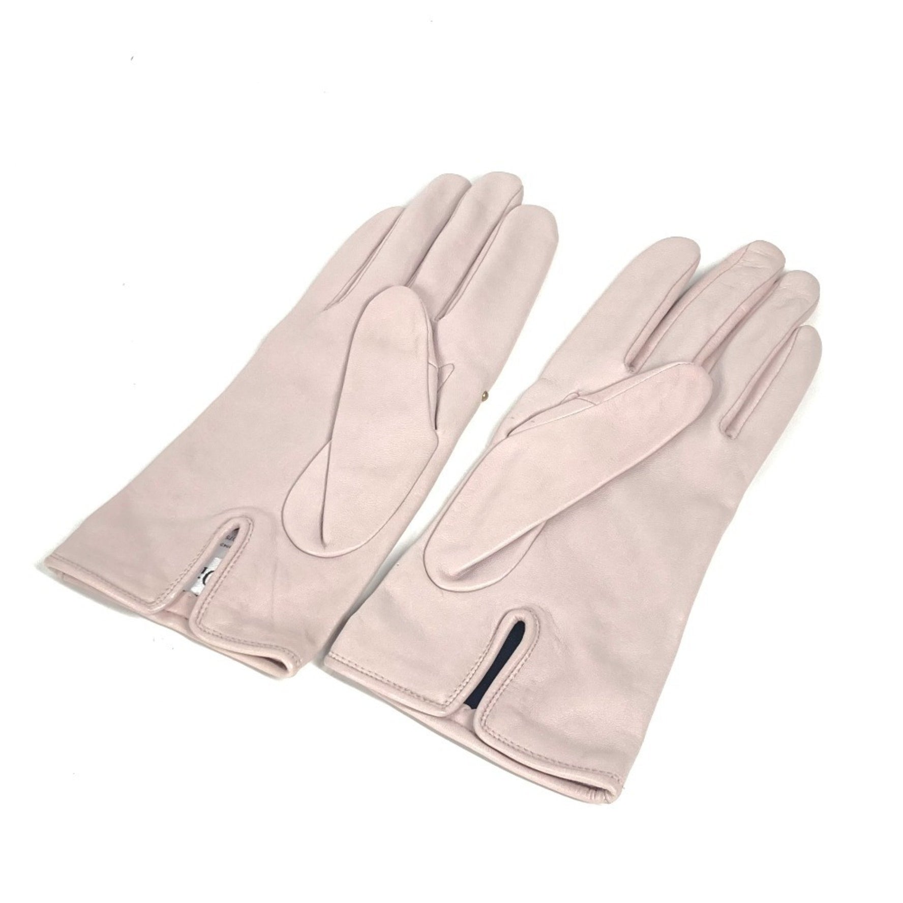 Christian Dior Dior Studded Cannage Gloves Leather