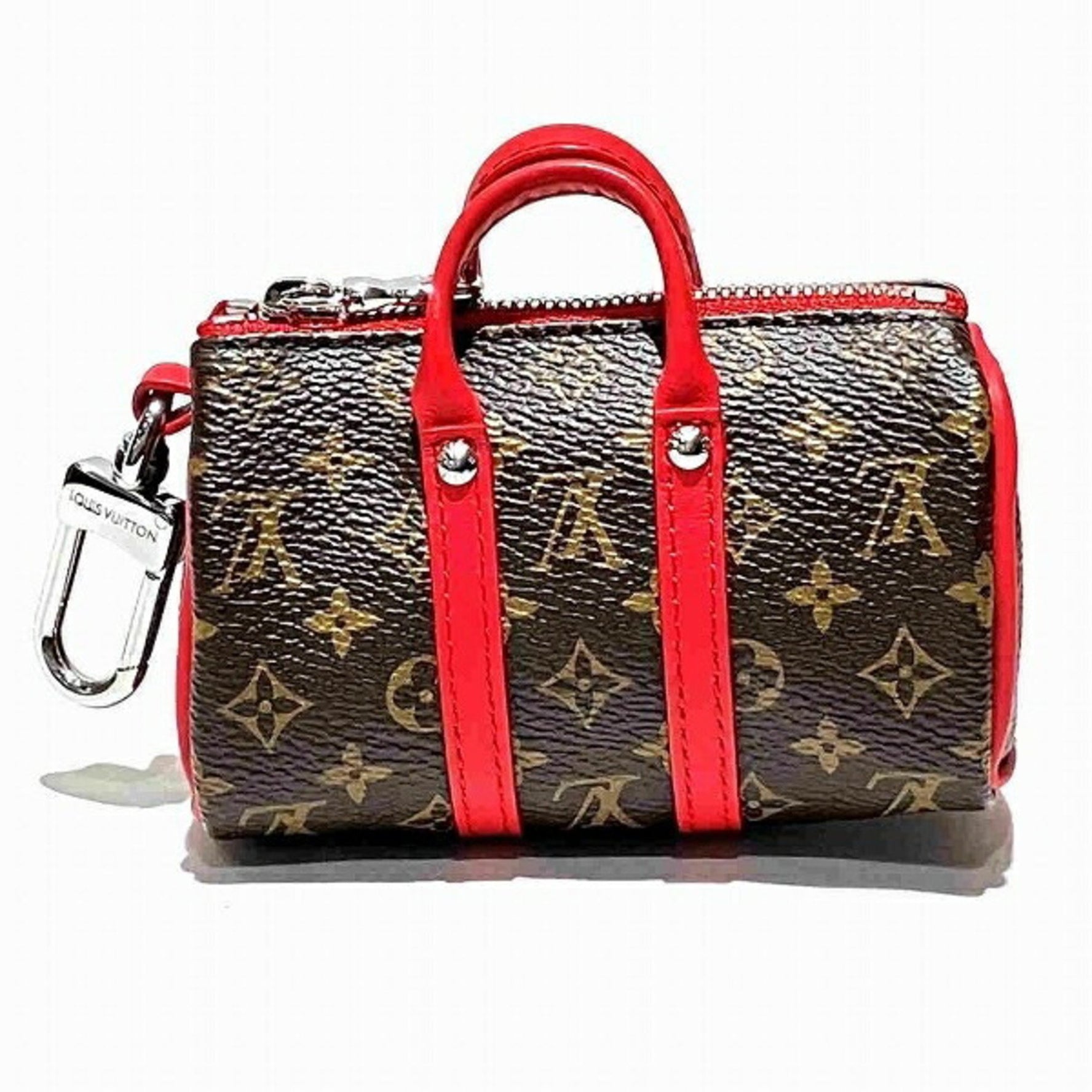 Louis Vuitton Monogram Keepall Keychain Pouch Bag Charm Men's Accessories
