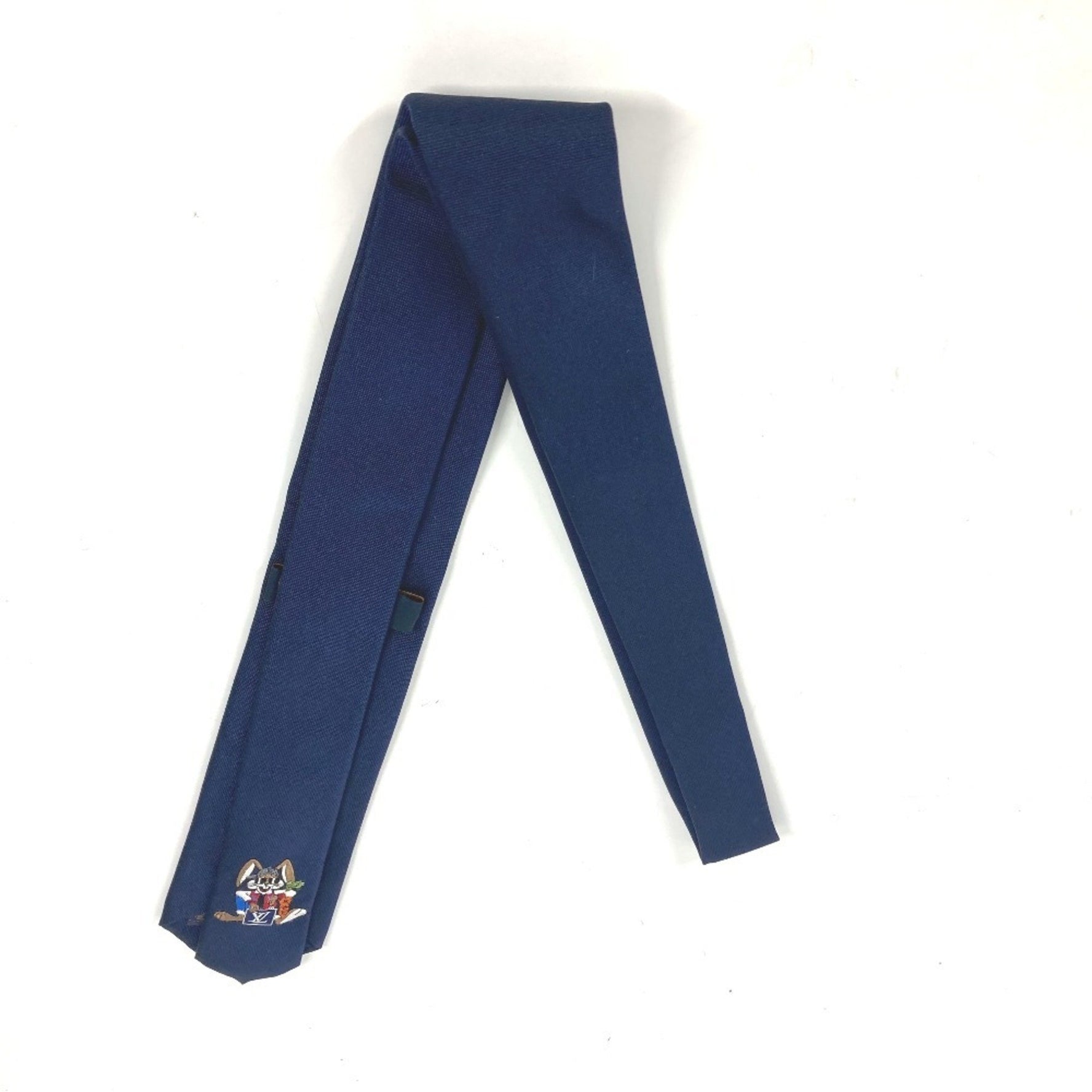 Louis Vuitton Rabbit Animal Cravat LV Necktie Silk
