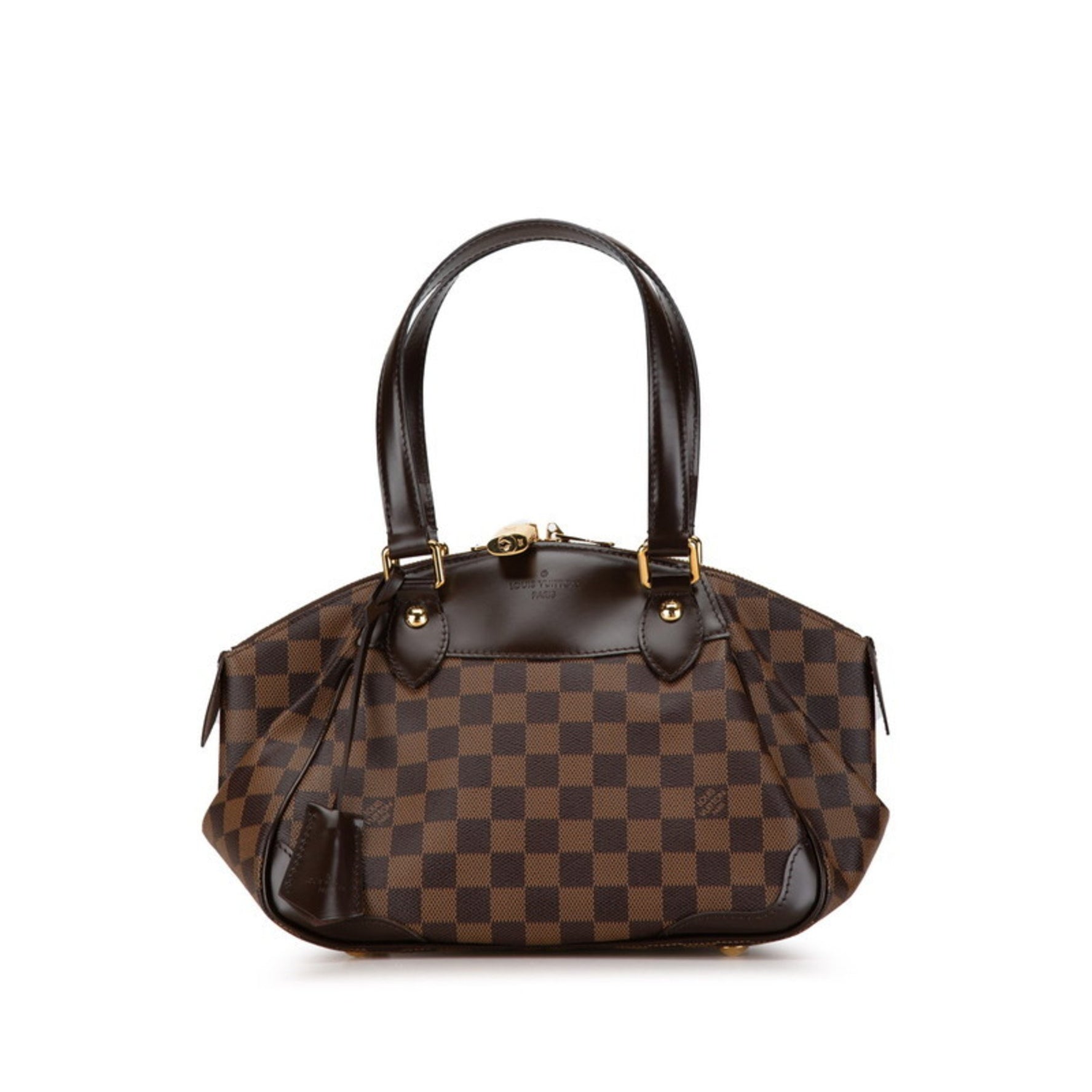 Louis Vuitton Damier Verona PM Handbag PVC Leather