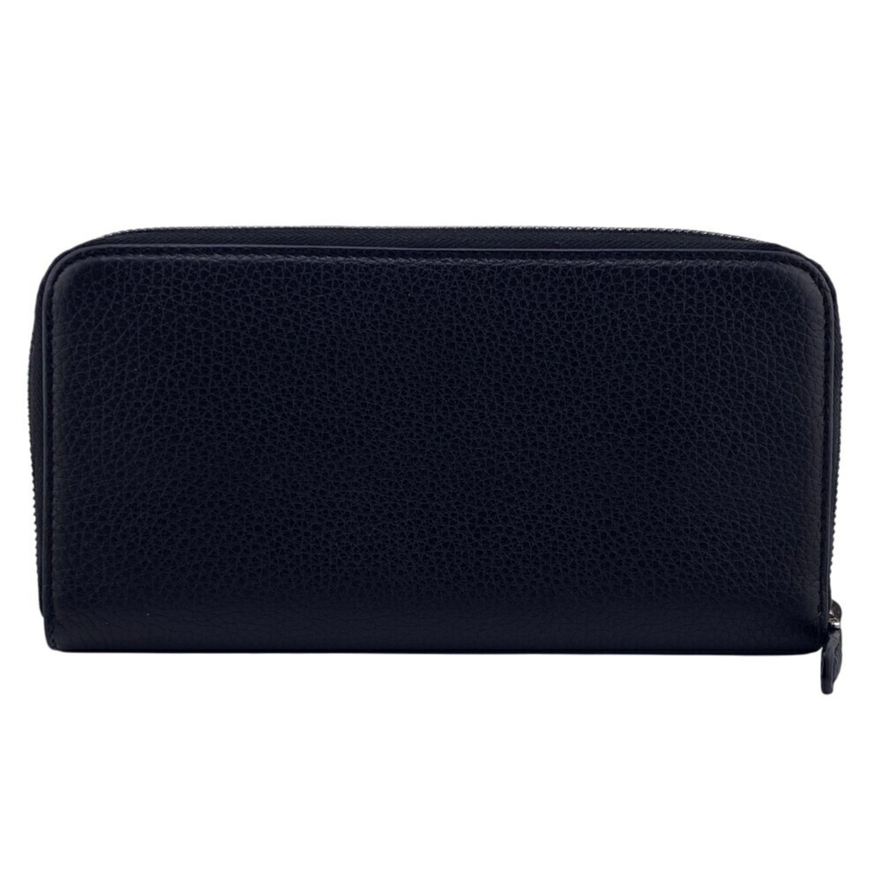 PRADA Round Lettering Long Wallet, Unisex
