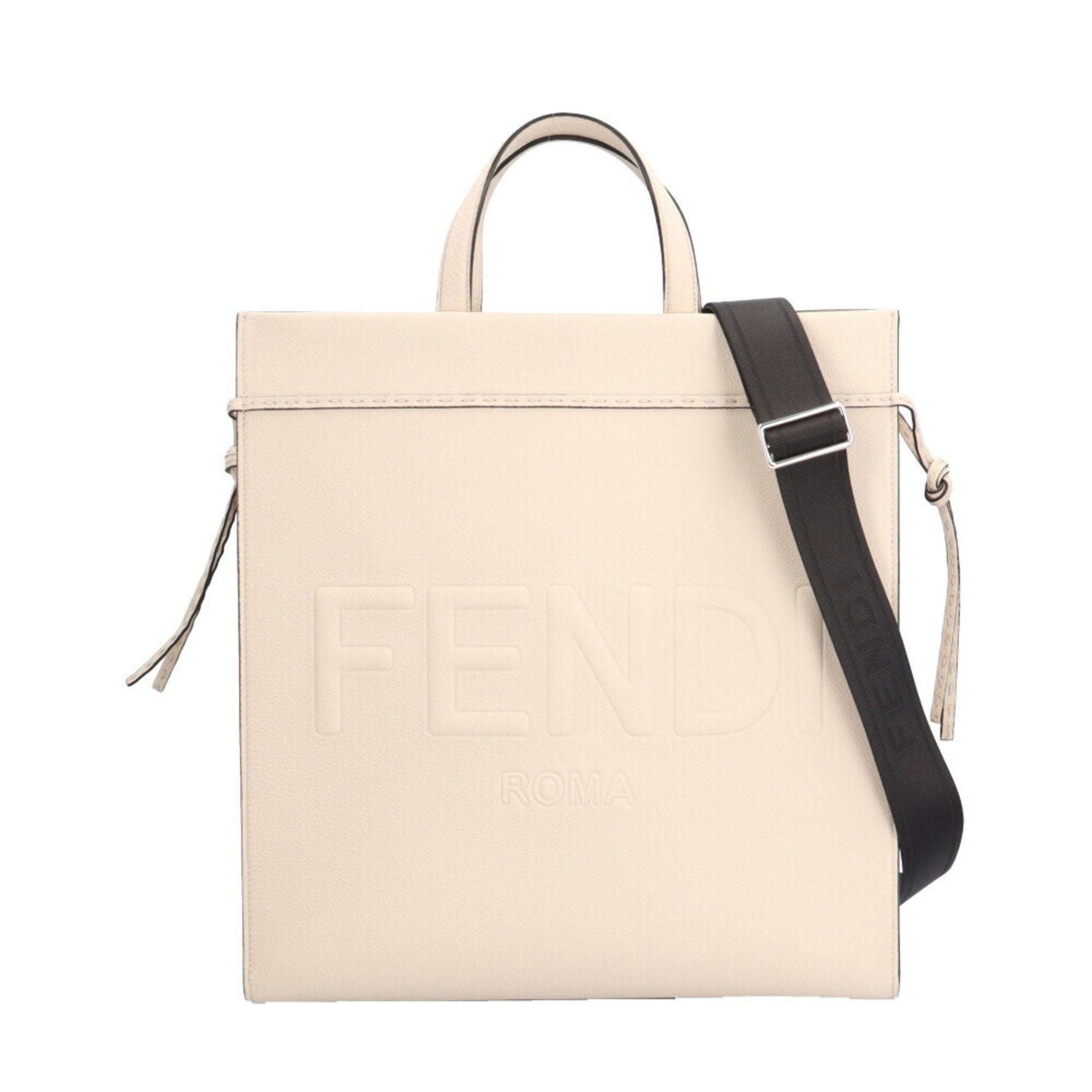 Fendi Go To Shopper Medium Shoulder Bag Leather Unisex