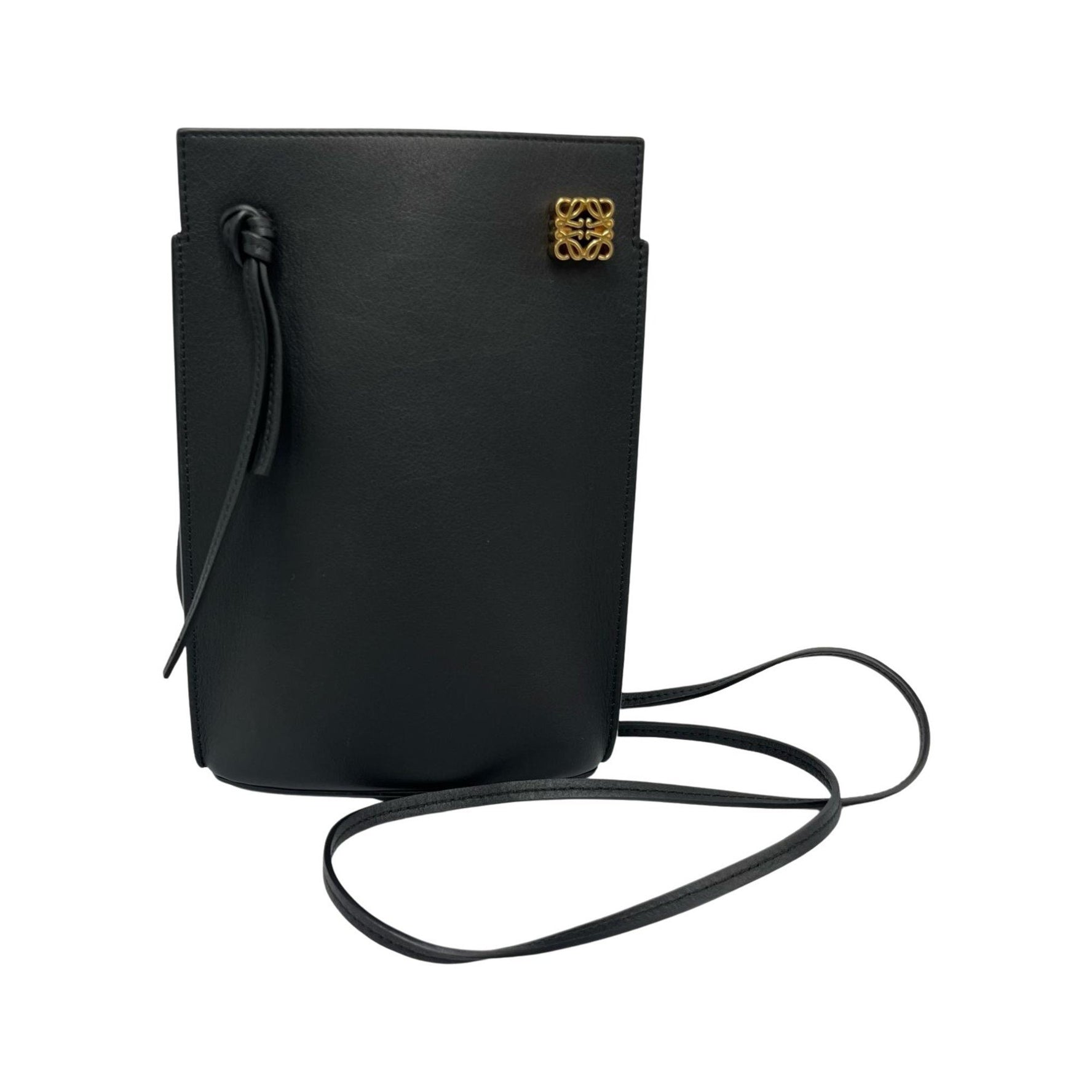 LOEWE Shoulder Bag Dice Pocket Pouch Calfskin