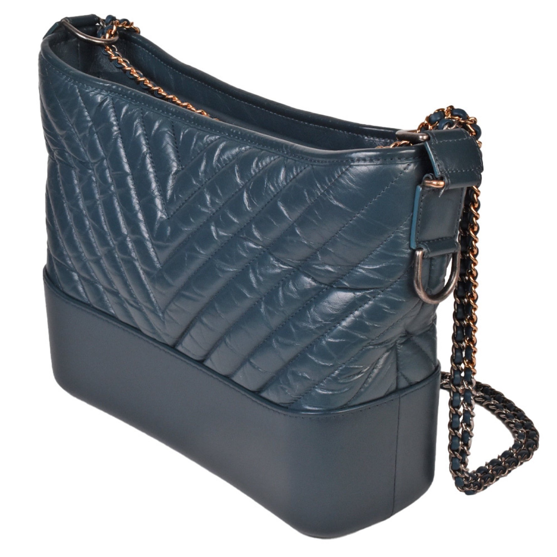 CHANEL Gabriel de Hobo Bag No. 26 (manufactured in 2018) V Stitch Calfskin Gold/Chain Shoulder