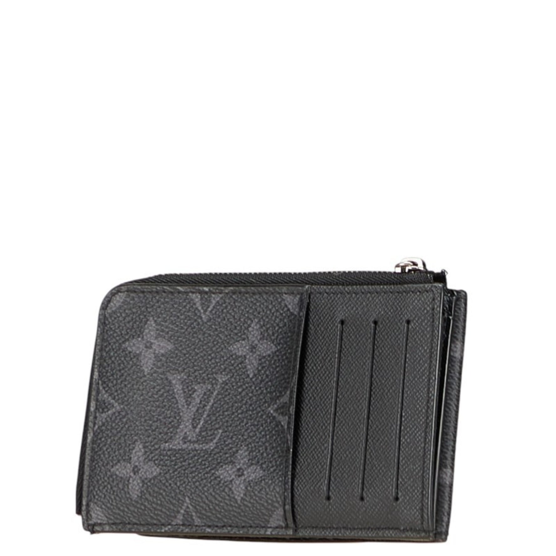 Louis Vuitton Monogram Eclipse Hybrid Wallet, Card Case, Coin Fragment PVC Leather