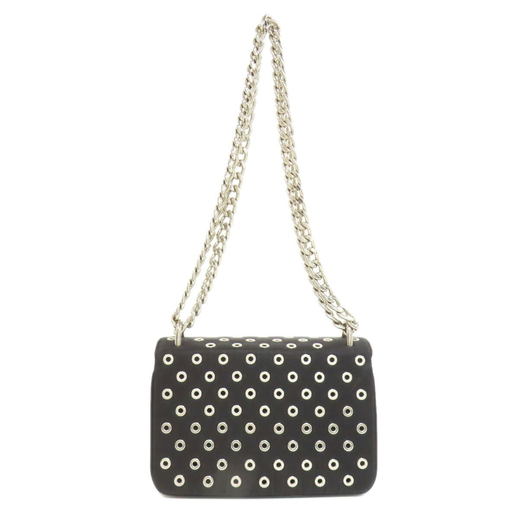 Prada Chain Shoulder Bag Calf Leather