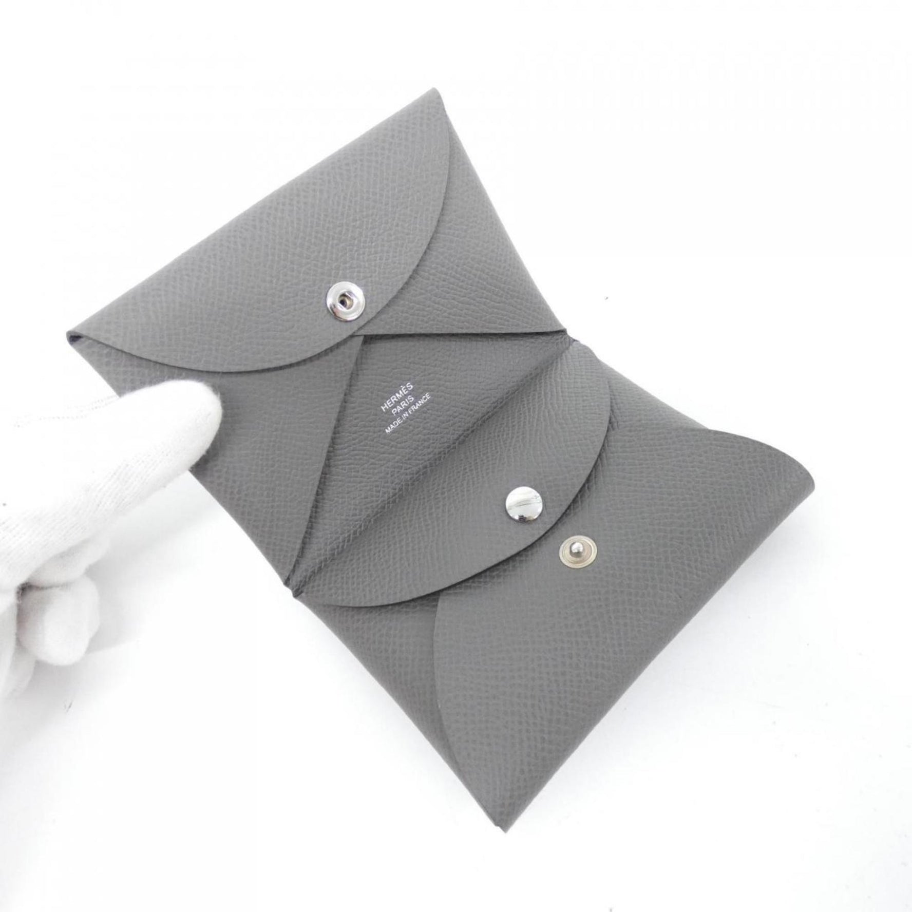 Hermes Hermès Calvi Duo Wallet/Coin Case