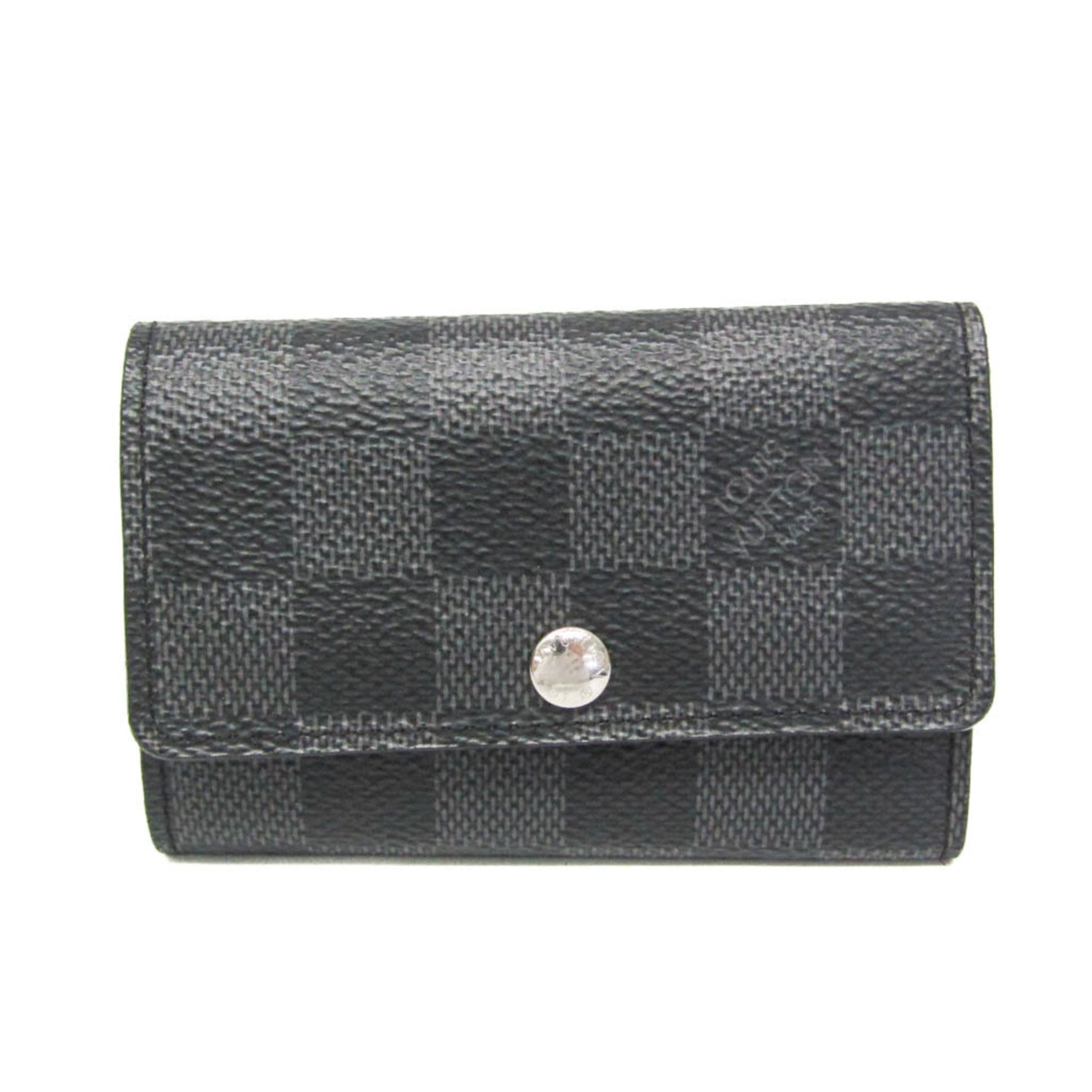 Louis Vuitton Damier Graphite Multicles 6 Men,Women Damier Graphite Key Case Damier Graphite