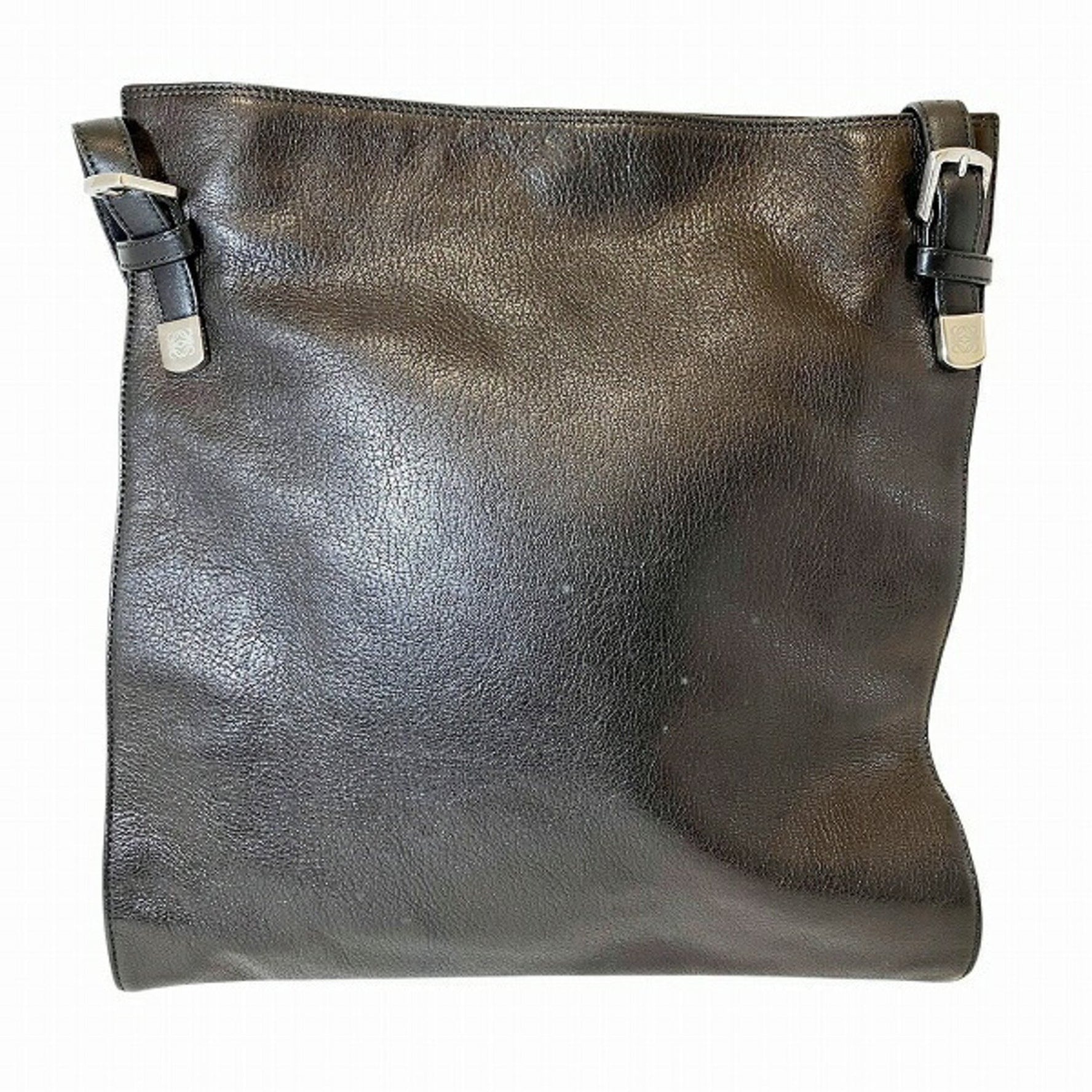 LOEWE Anagram Studded Shoulder Bag