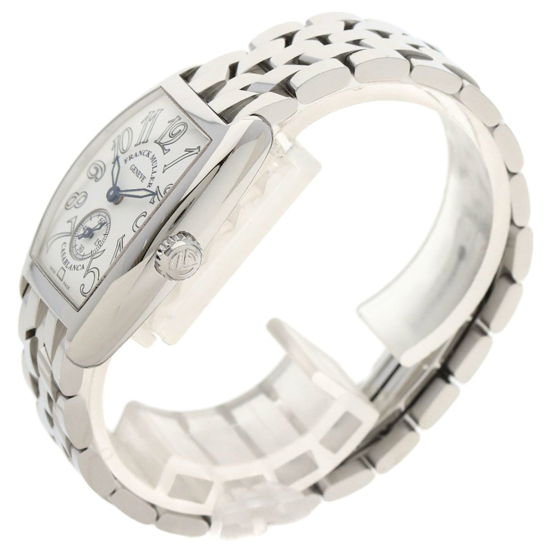 Franck Muller Tonneau Curvex Watch Stainless Steel SS Ladies FRANCK MULLER