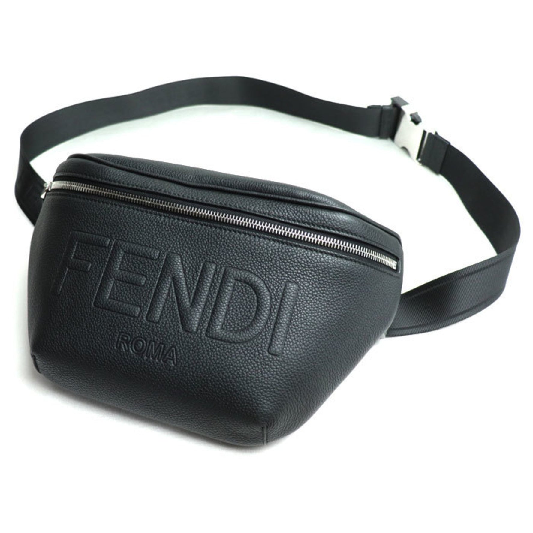 FENDI Shadow Diagonal Belt Bag Waist AMAC