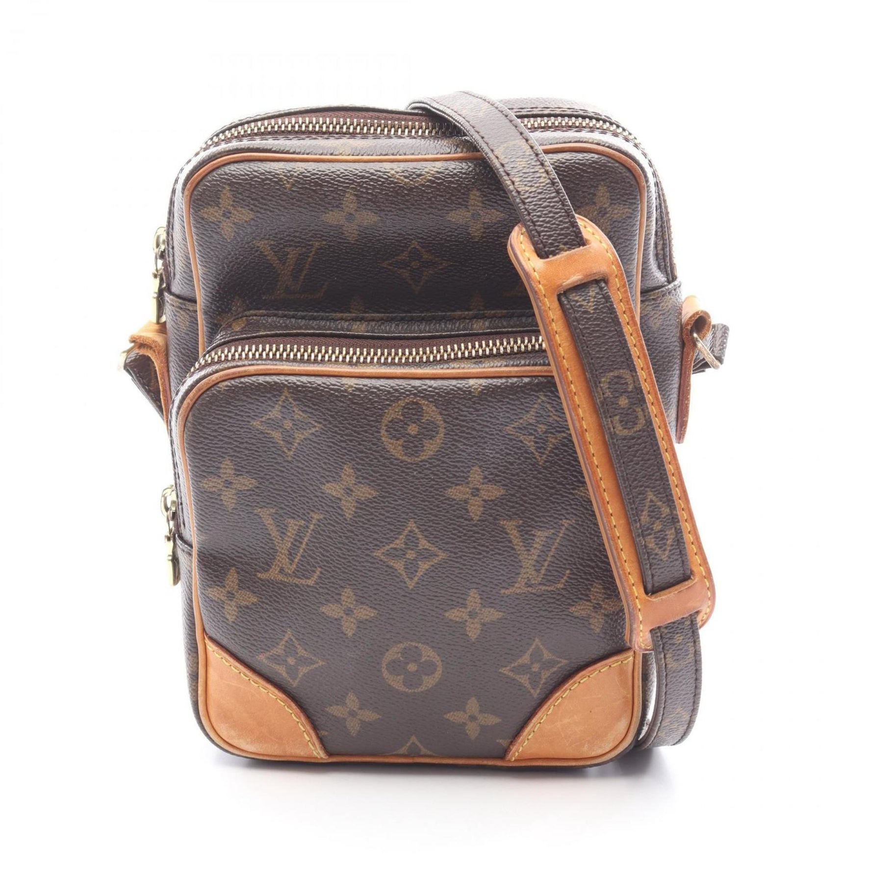 Louis Vuitton Amazon Shoulder Bag, Coated Canvas and Leather, Monogram, Brown