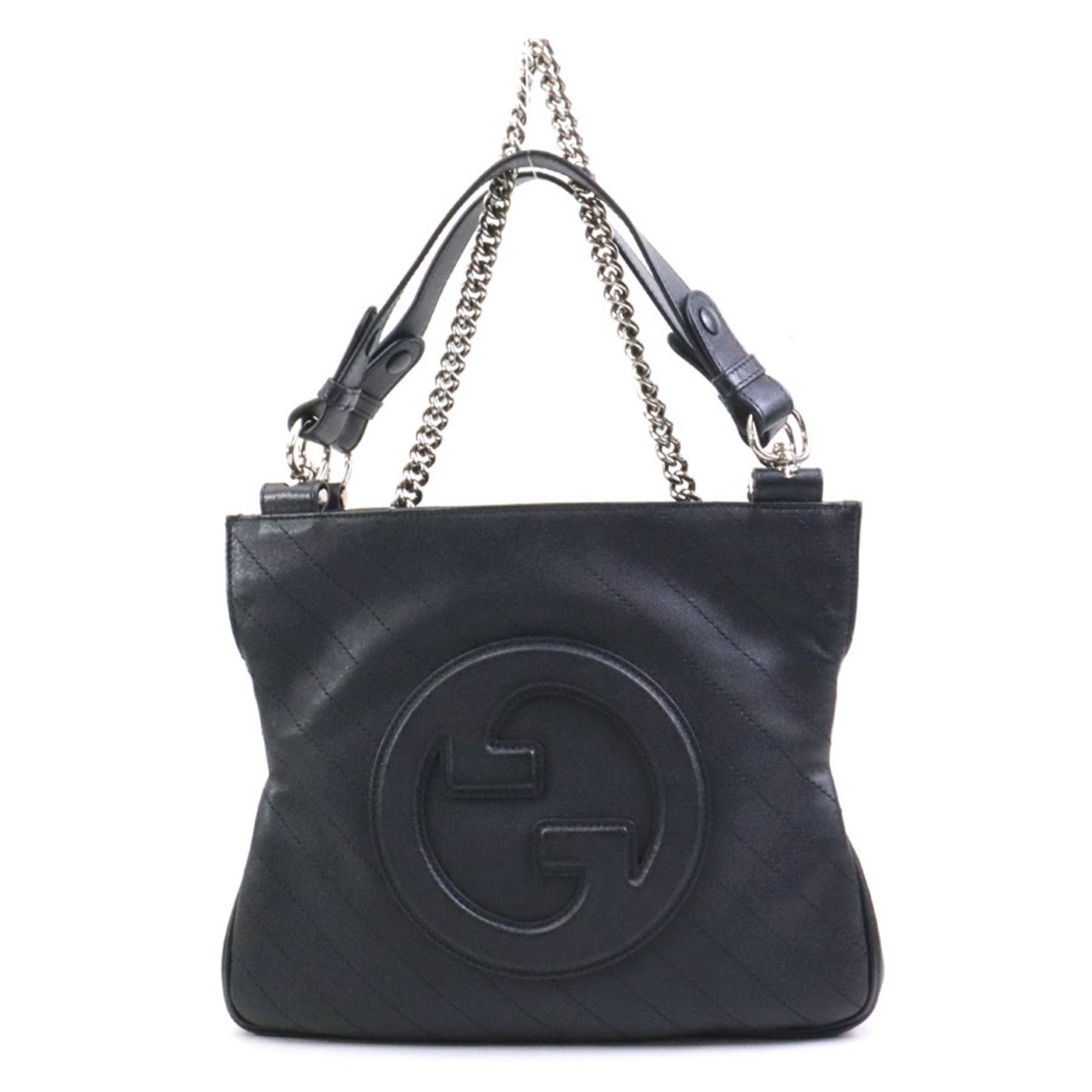 GUCCI Shoulder Bag Blondie Small Tote Leather