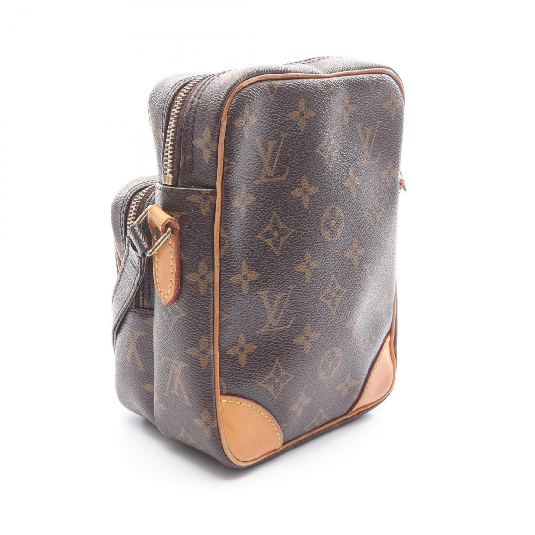 Louis Vuitton Amazon Shoulder Bag, Coated Canvas and Leather, Monogram, Brown