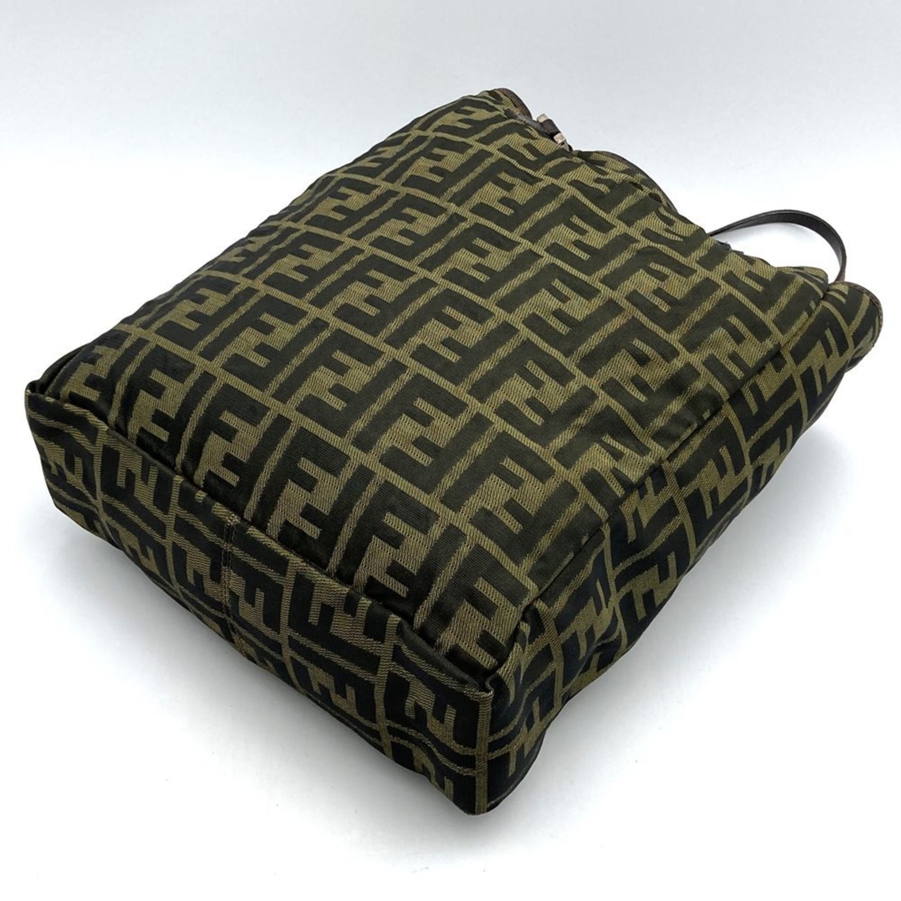 FENDI Tote Bag, Zucca Pattern, Nylon Canvas