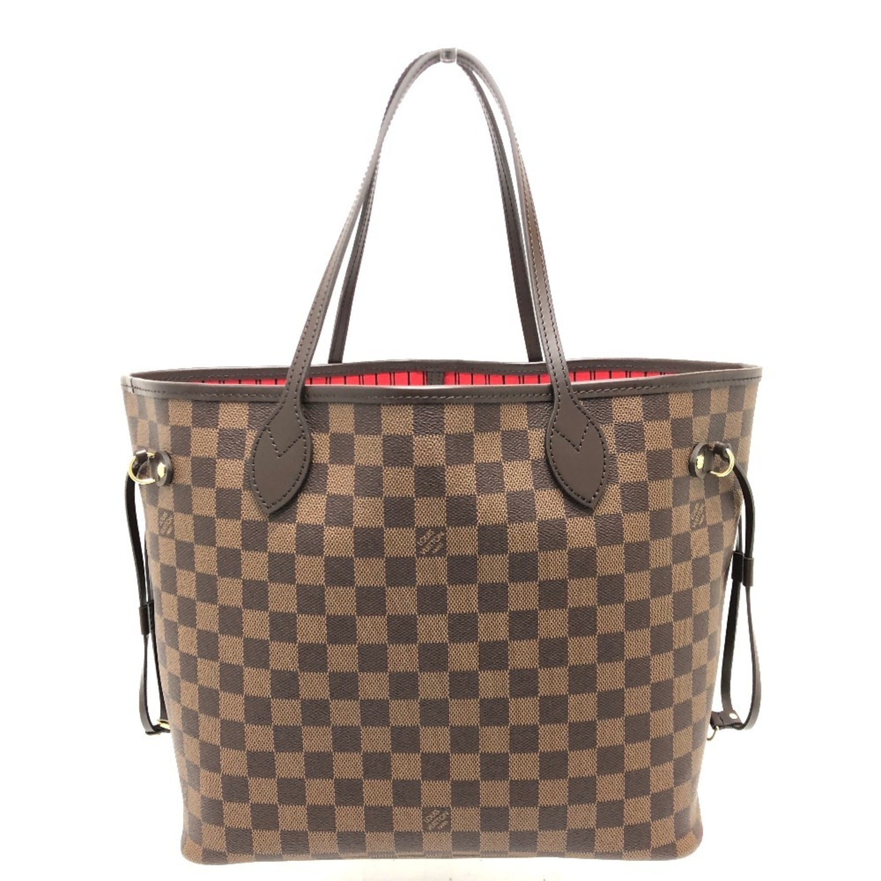 Louis Vuitton Neverfull MM Tote Bag Damier Canvas Ebene