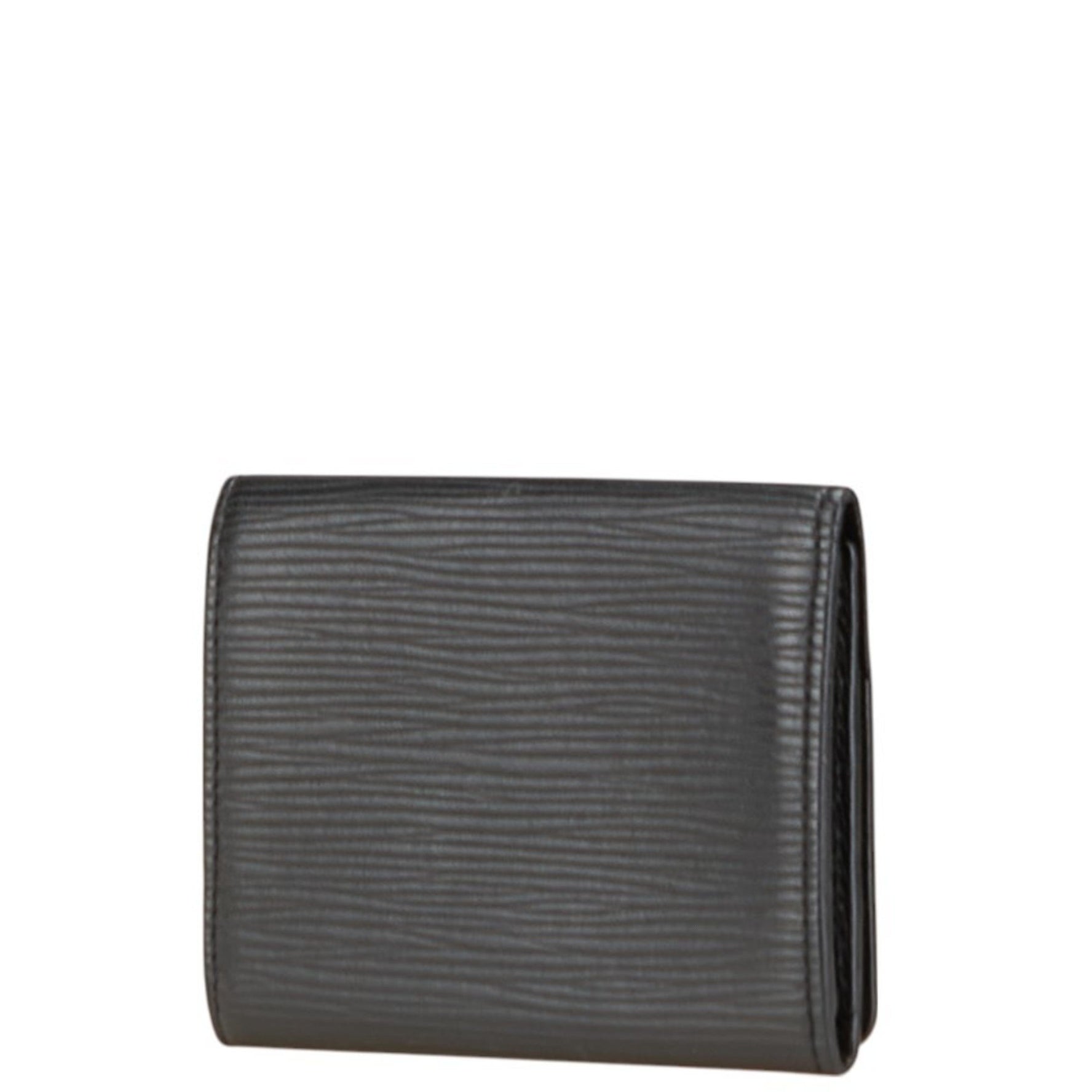 Louis Vuitton Epi Envelope Carte de Visite Card Case/Business Holder Noir Black Leather