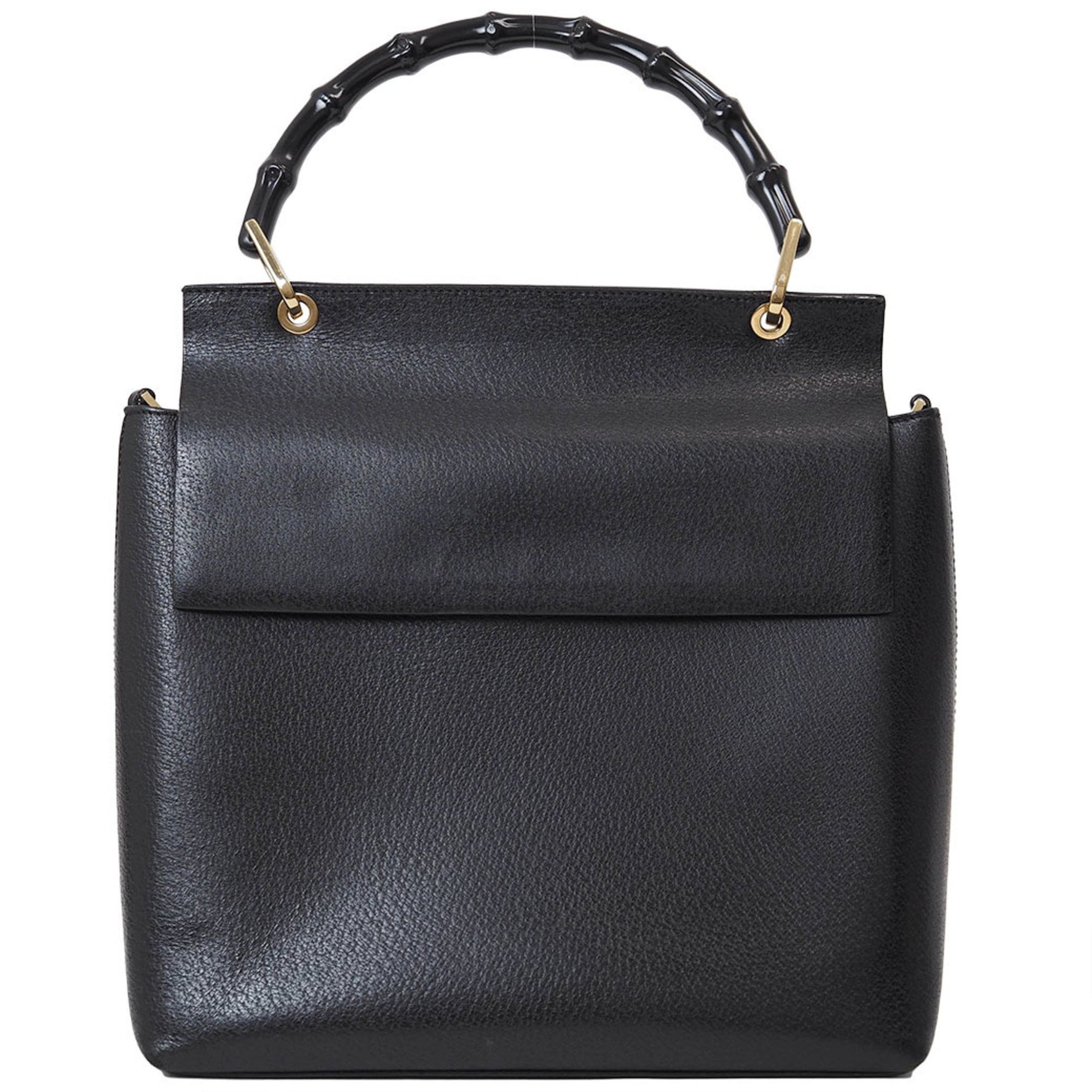 Gucci Old Bamboo Handbag 001・1886 Leather Shoulder Bag