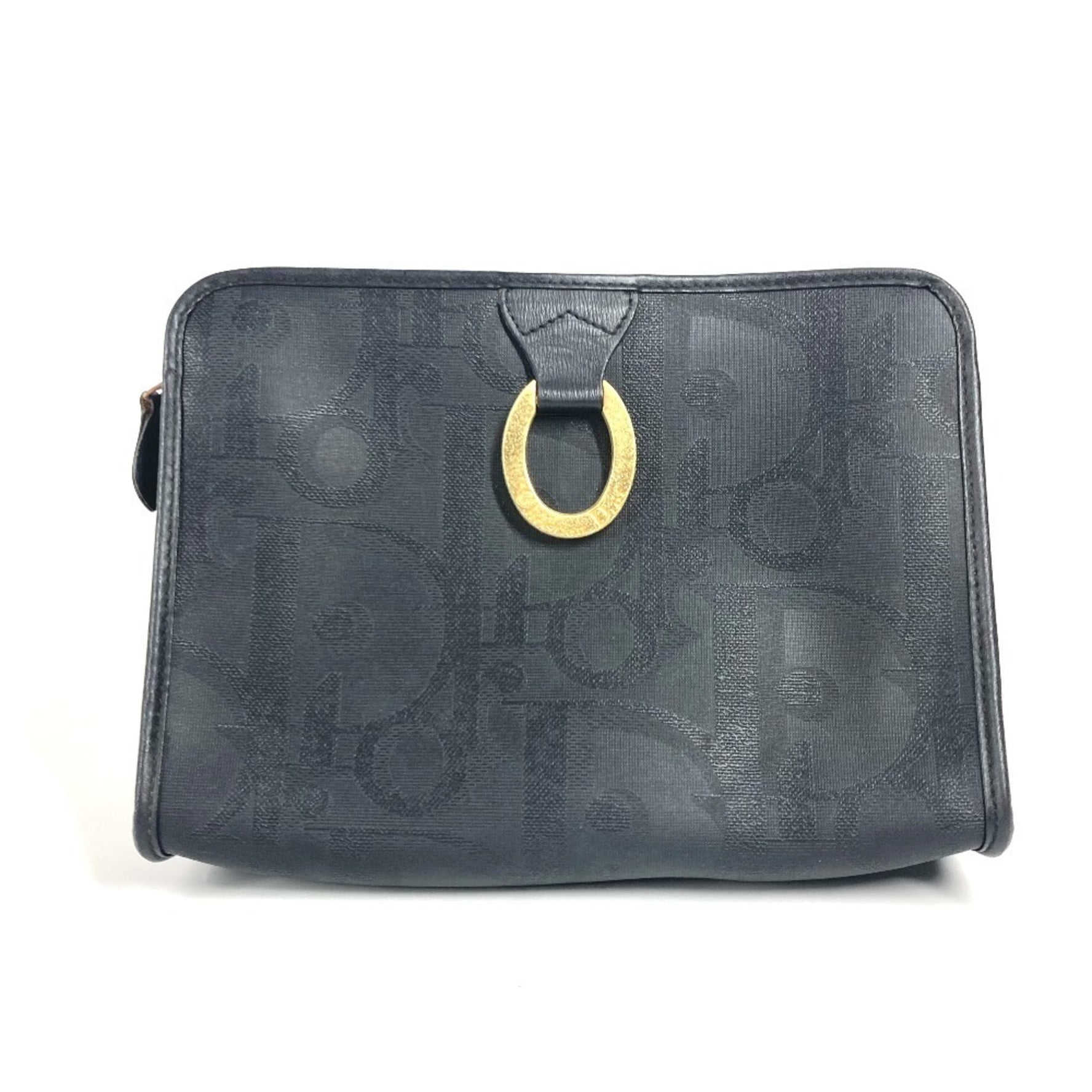 Christian Dior Dior Vintage Logo Bag Pouch Clutch Second Leather Men's