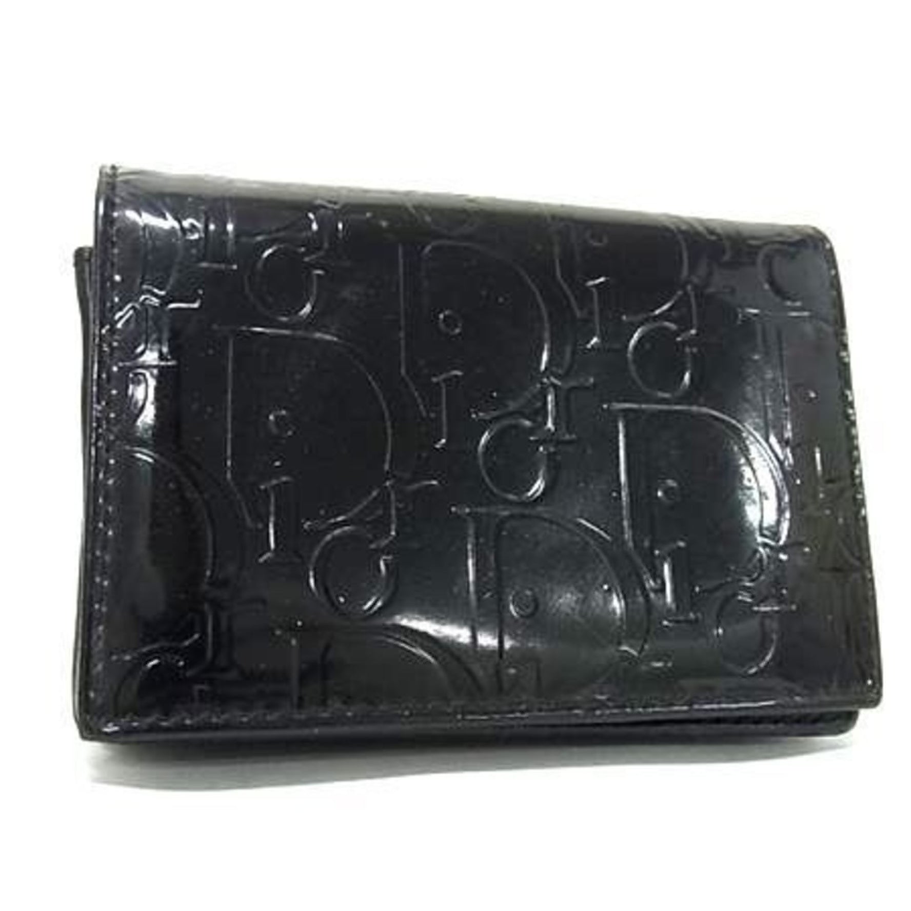 Christian Dior Trotter Card Case - Patent Leather