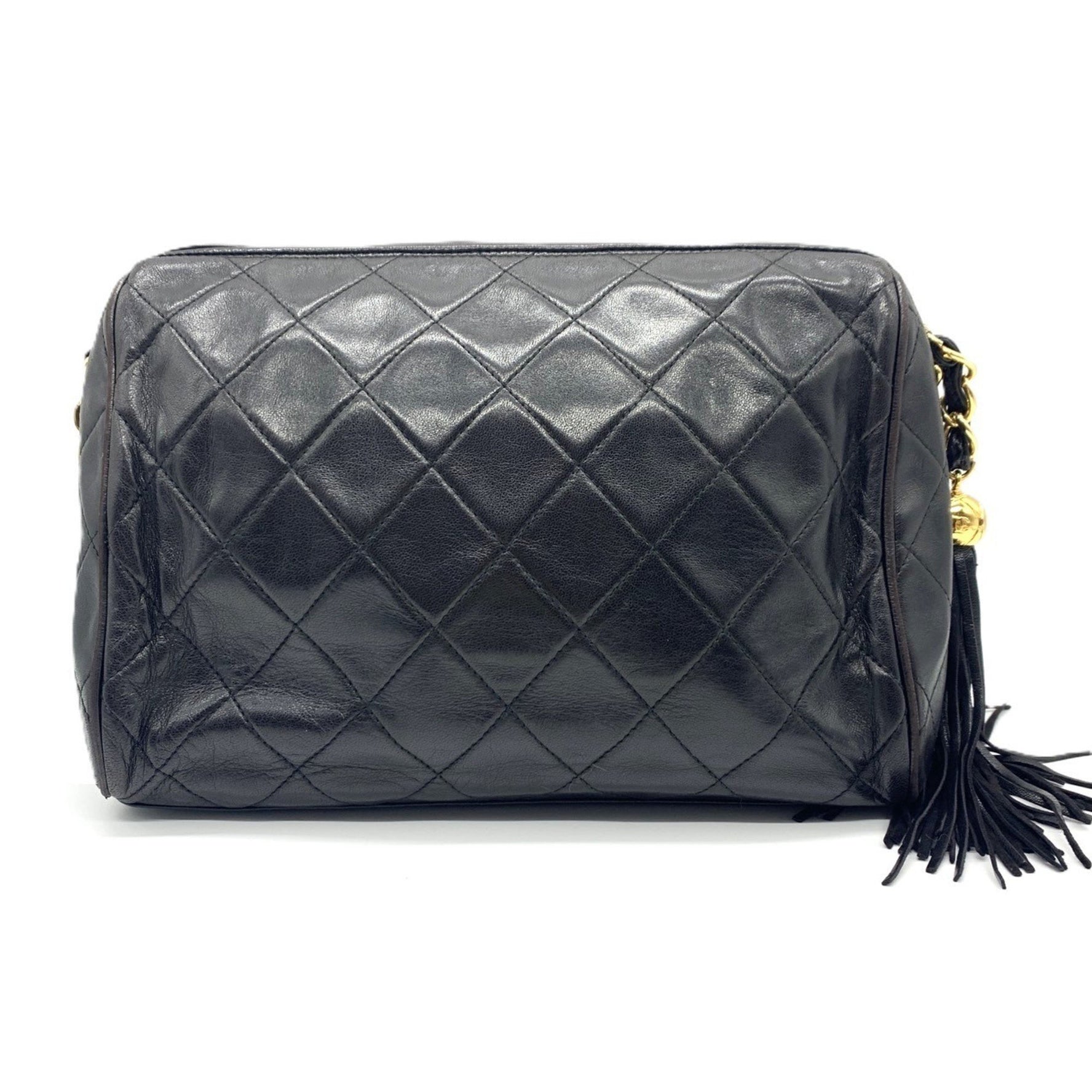 Chanel Chain Shoulder Bag Matelasse Leather