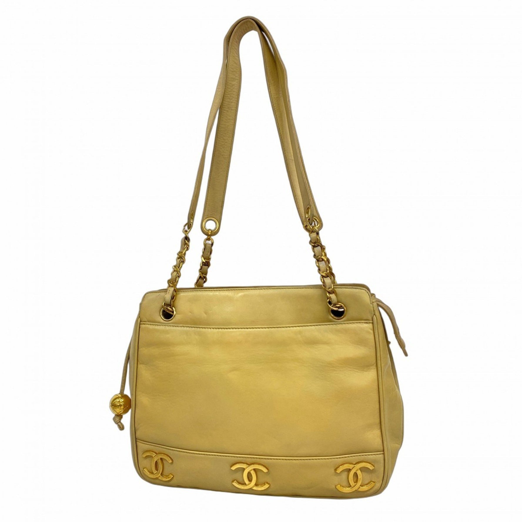 Chanel Triple Coco Lambskin Shoulder Bag