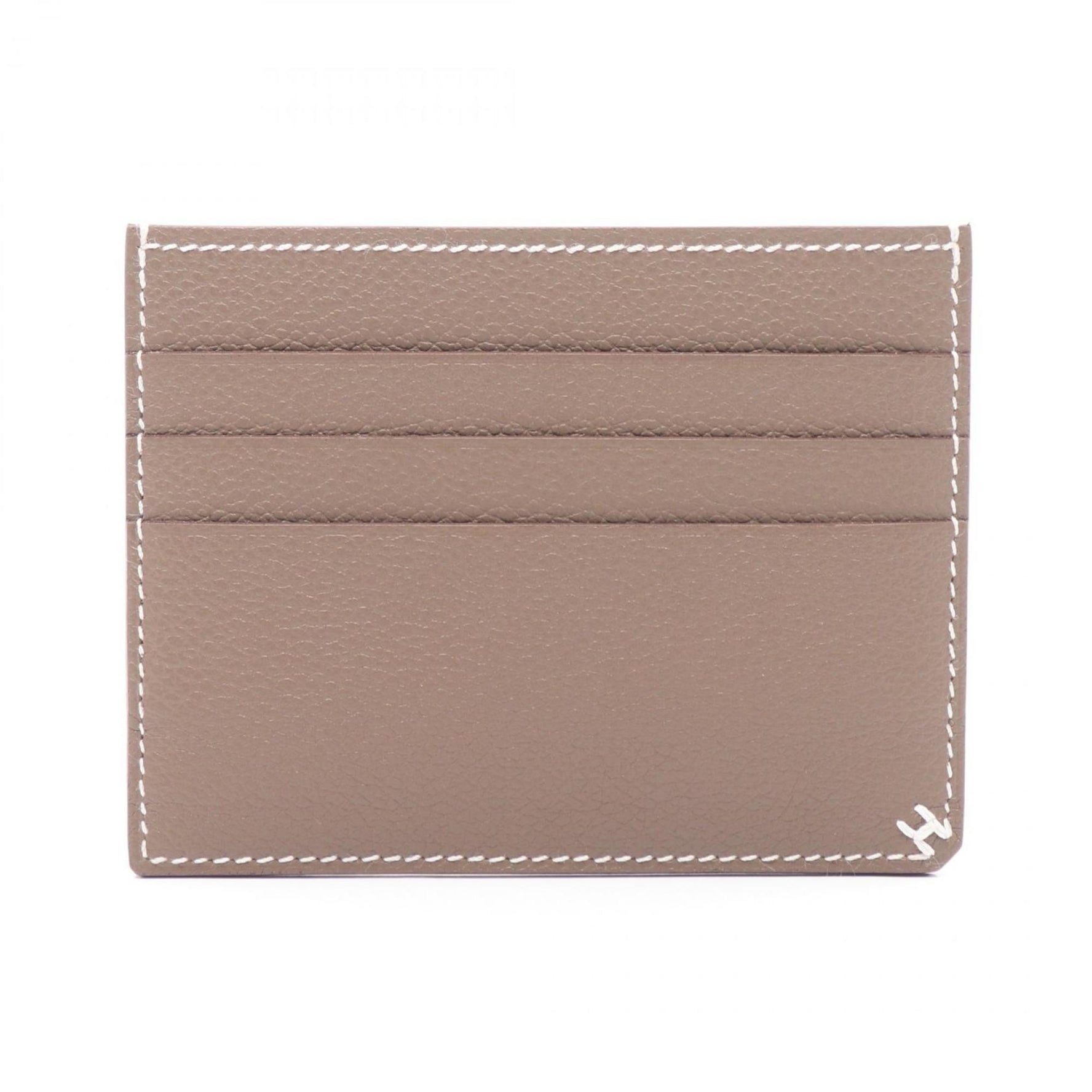 Hermes Hermès H Serie business card holder/card case, leather, Evercolor