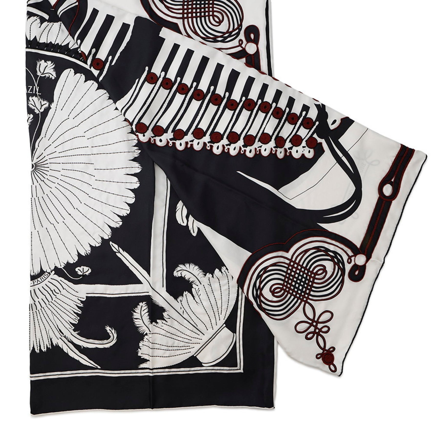 Hermes Hermès Brandenburg Silk Beaded Stole, Scarf/Muffler