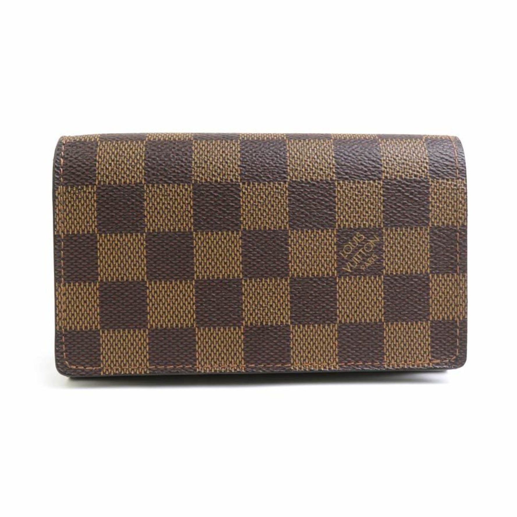 Louis Vuitton Bi-fold wallet Damier Portemonnay Bi-Tresor canvas Gold