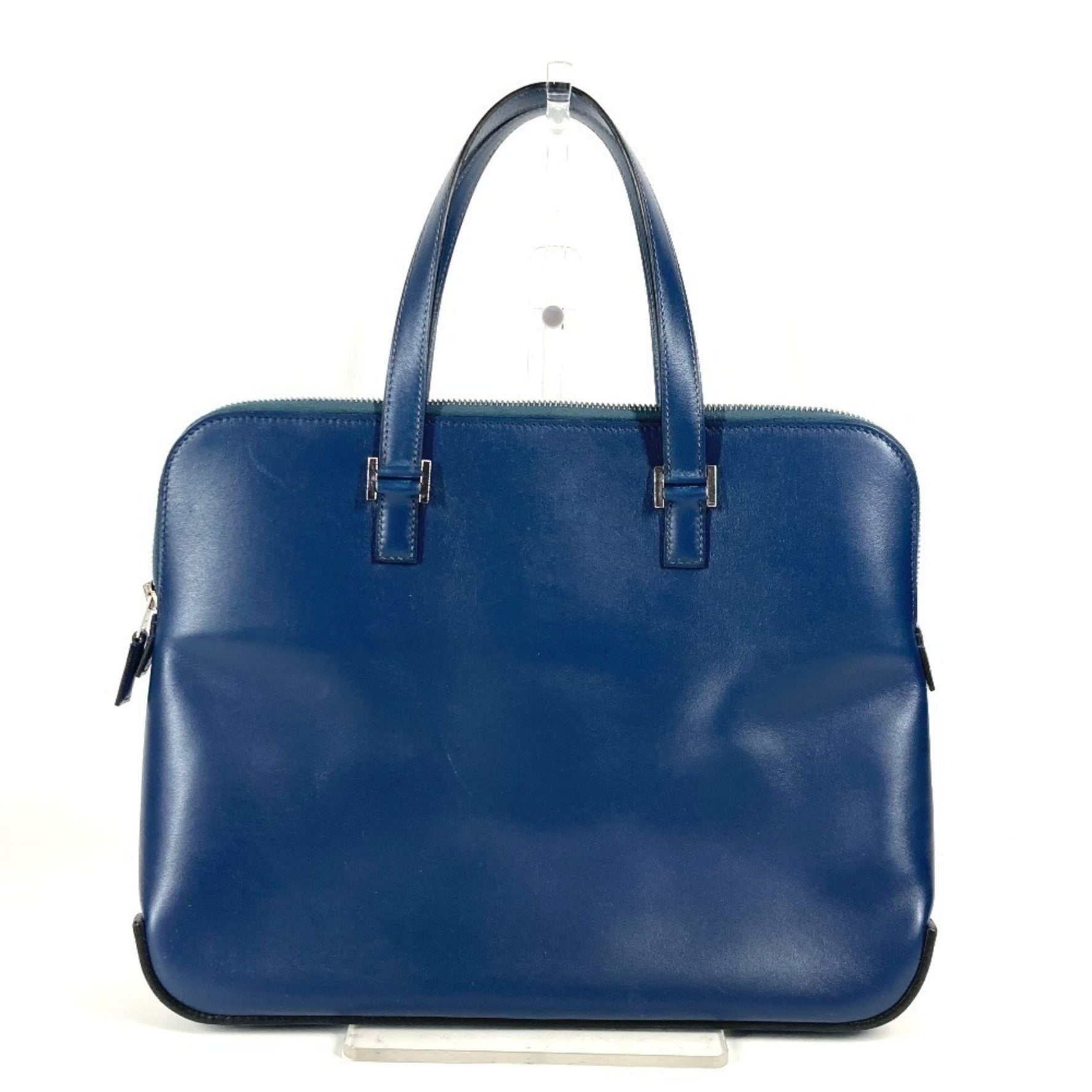 HERMES Escapeada Tote Bag Handbag Briefcase Business Box Calf Men's