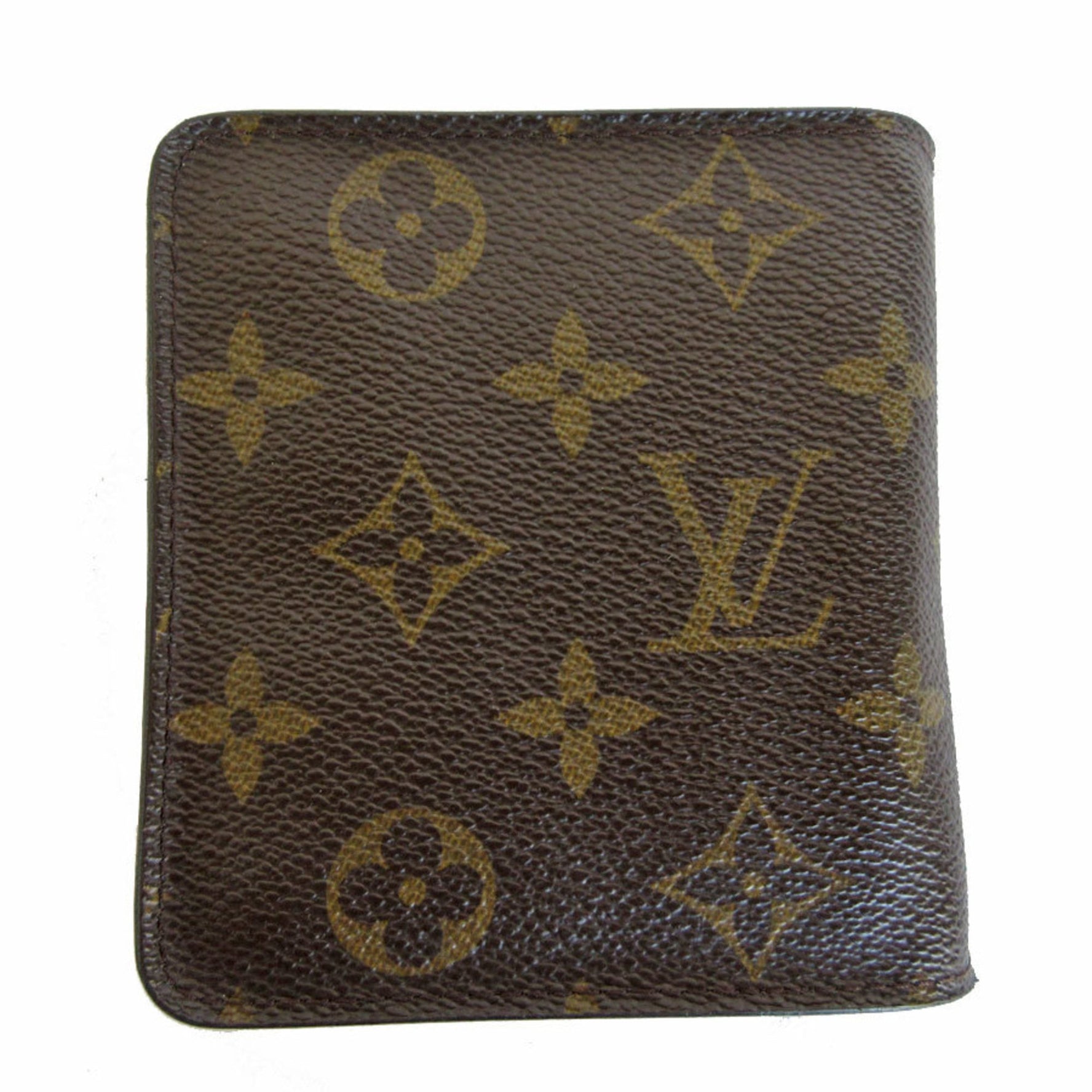 Louis Vuitton Bi-fold wallet Monogram Compact Zip canvas Gold Men's