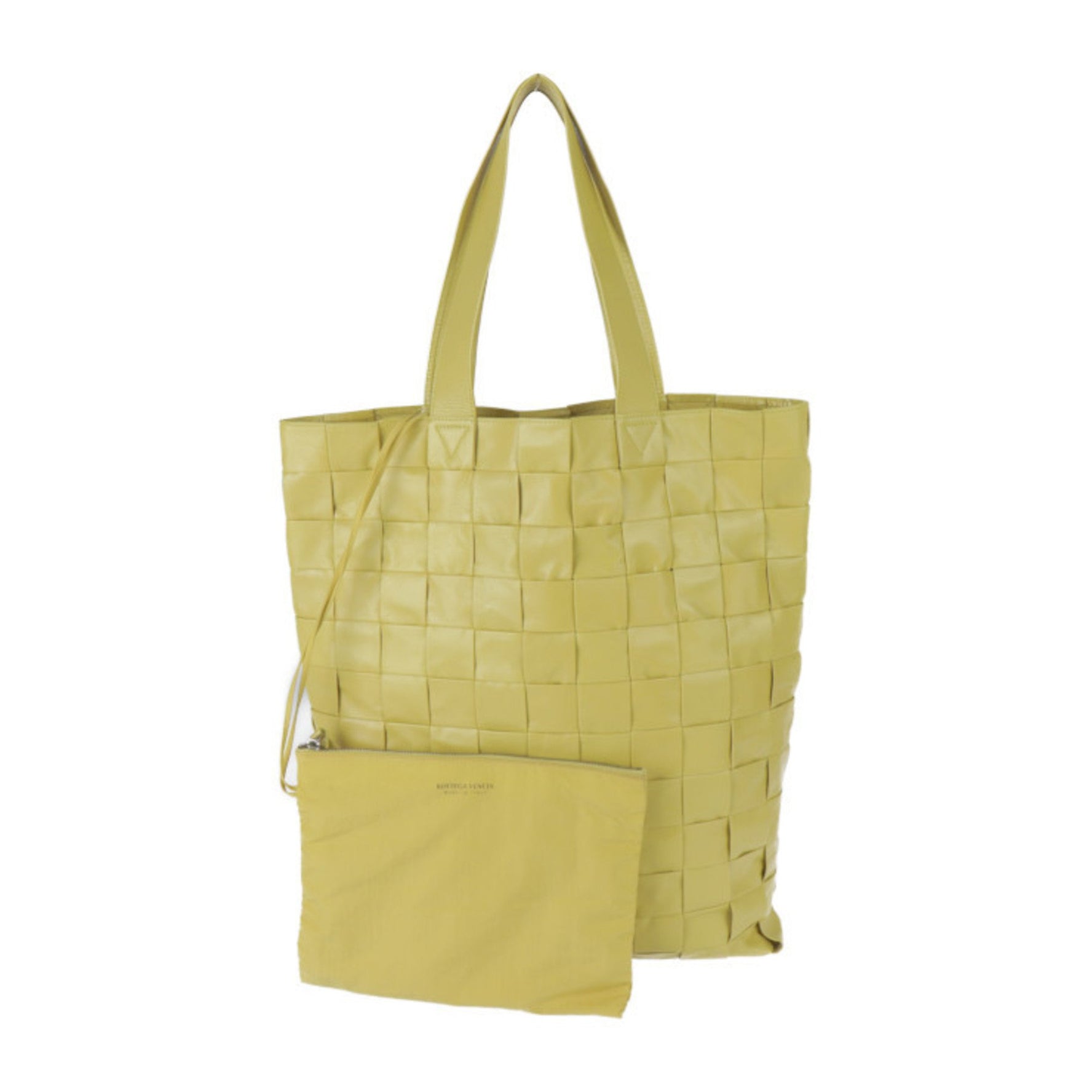 BOTTEGA VENETA Cassette Intrecciato Tote Bag Leather