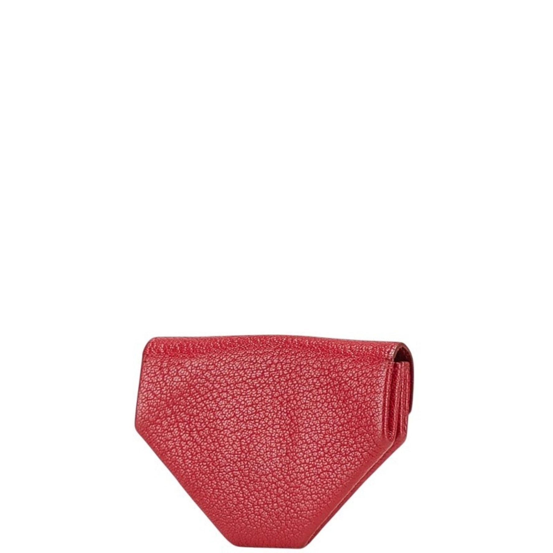 Hermes Hermès Levain Quatre wallet/coin case, red, Chevre