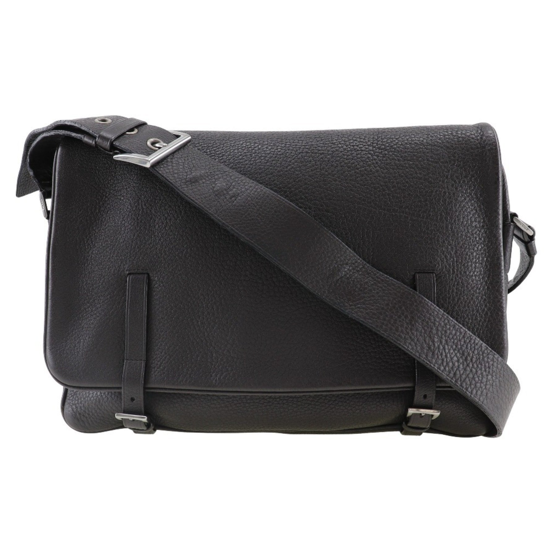 PRADA bag shoulder calf belt clasp Messenger