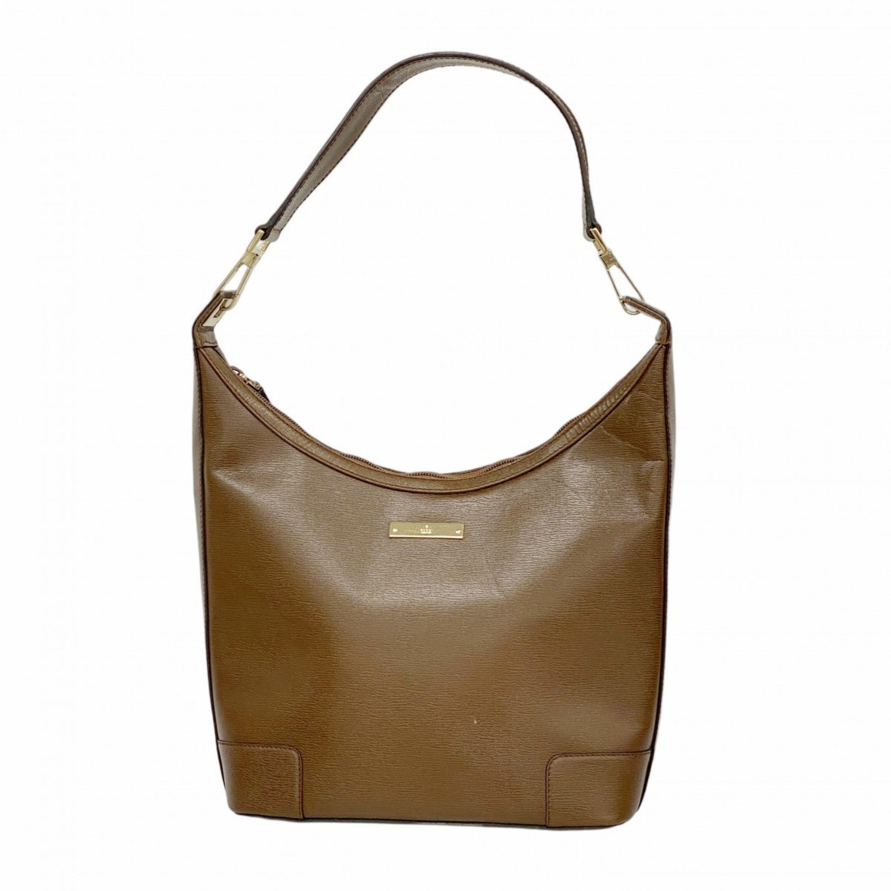 Gucci Shoulder Bag 001 4204 Leather Champagne