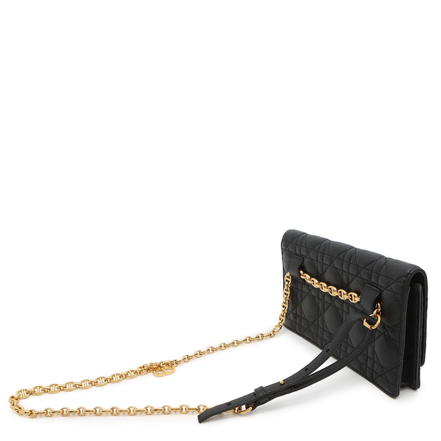 Christian Dior Chain Belt Wallet in Caro Cannage Calfskin, Body Bag