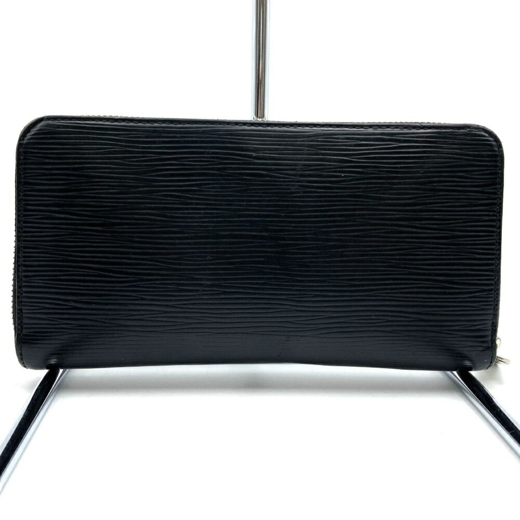 Louis Vuitton Zippy Wallet Round Long Epi Leather Noir