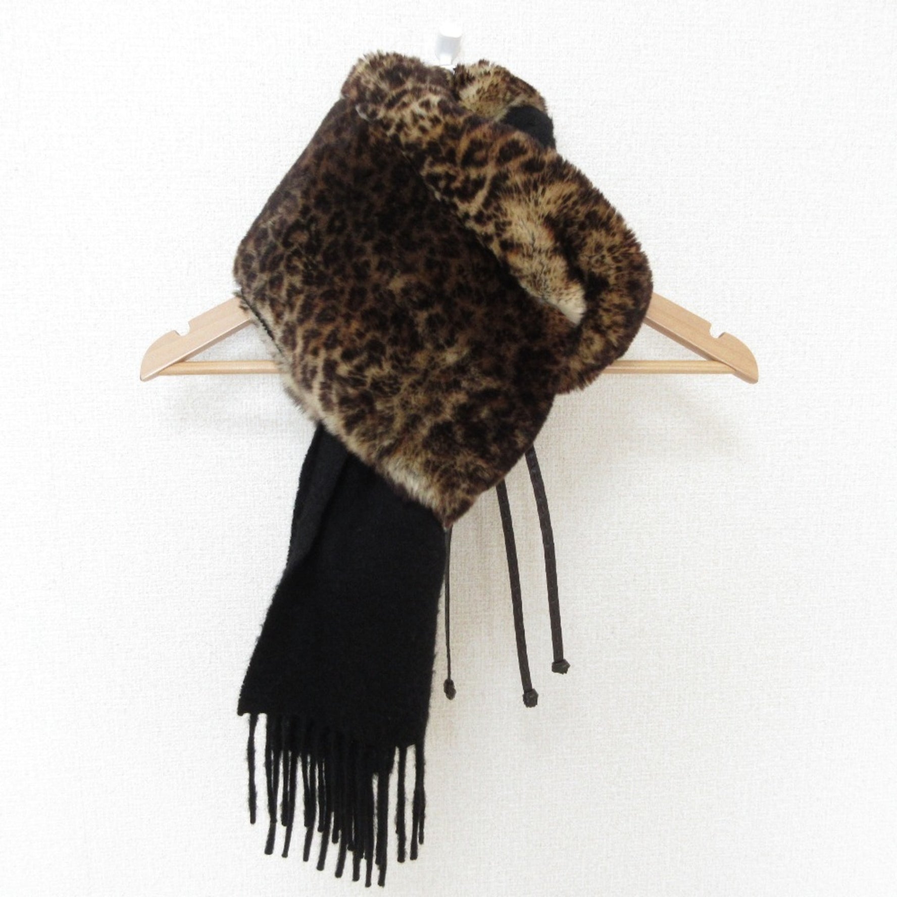 FENDI Orirag Fur Cashmere x Mink Candy Stole Scarf