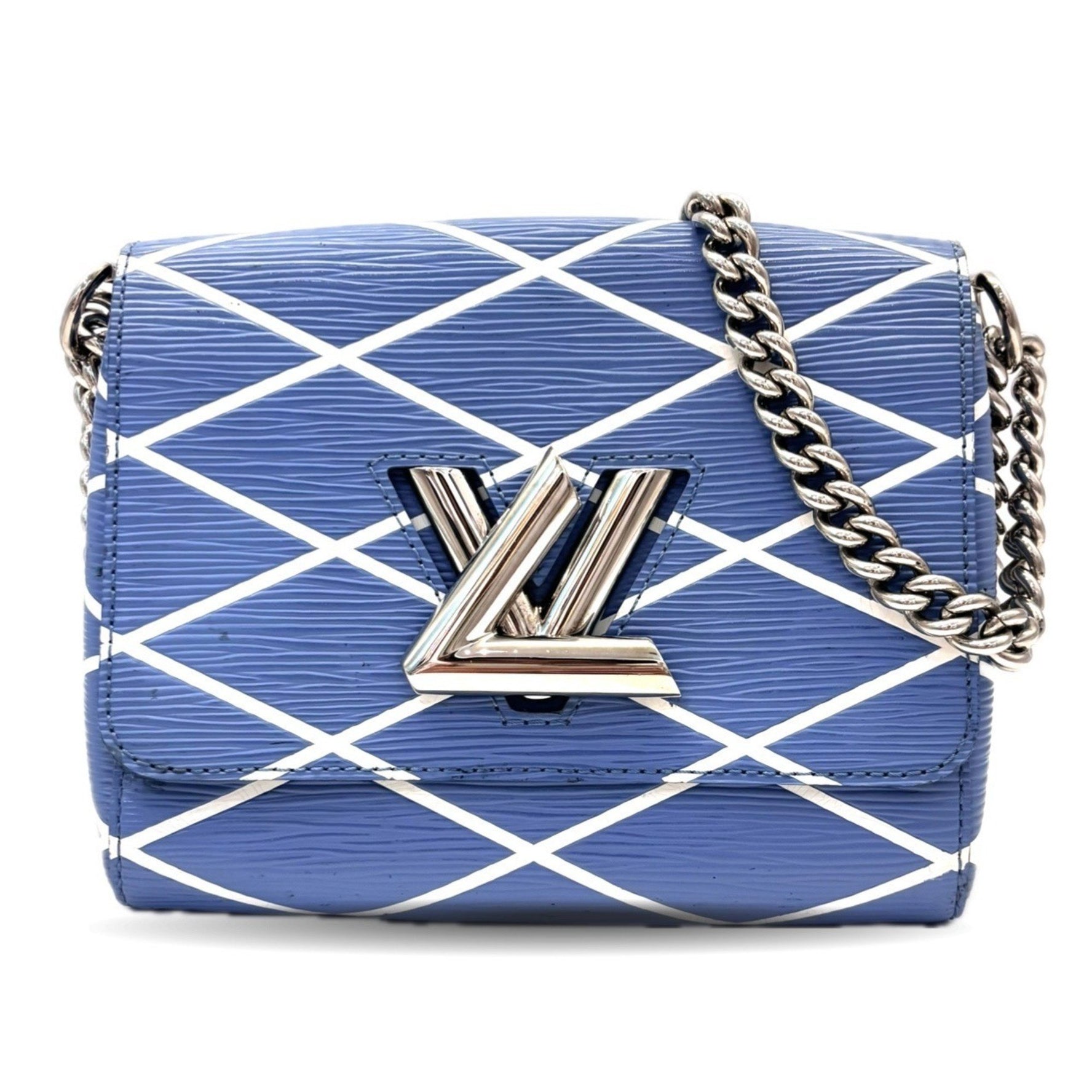 Louis Vuitton Twist PM Shoulder Bag Epi Maltage Blue Light LOUIS VUITTON