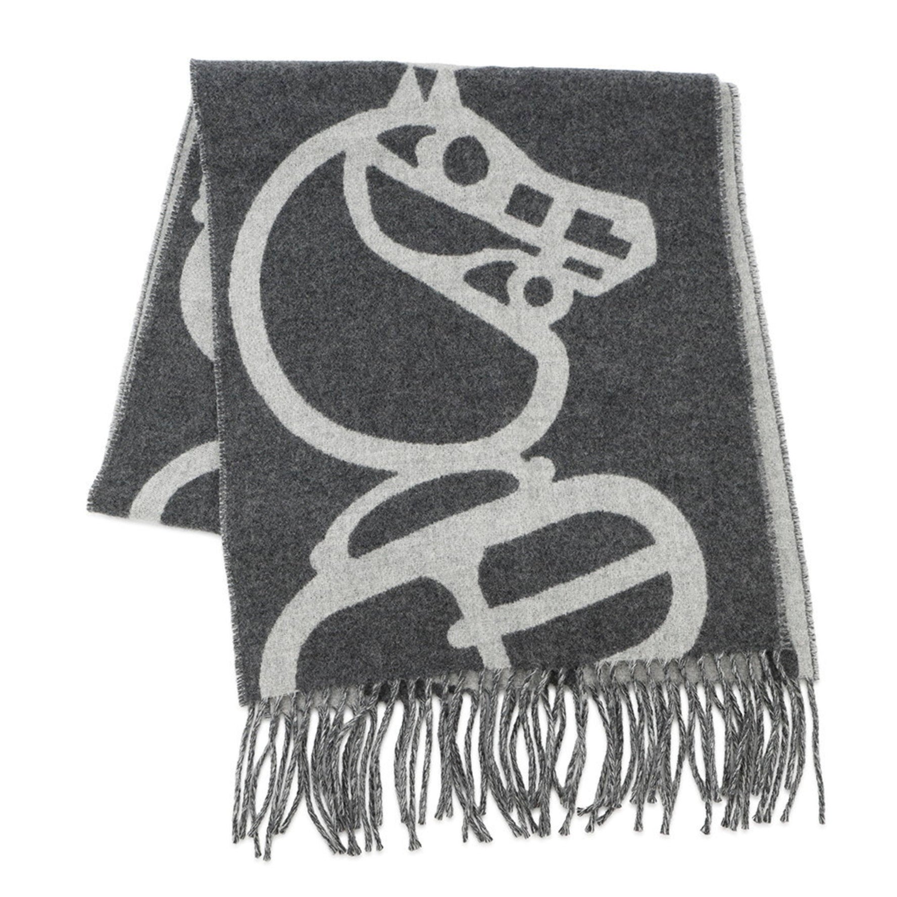 Hermes Boucle Camayle Cashmere Stole/Scarf