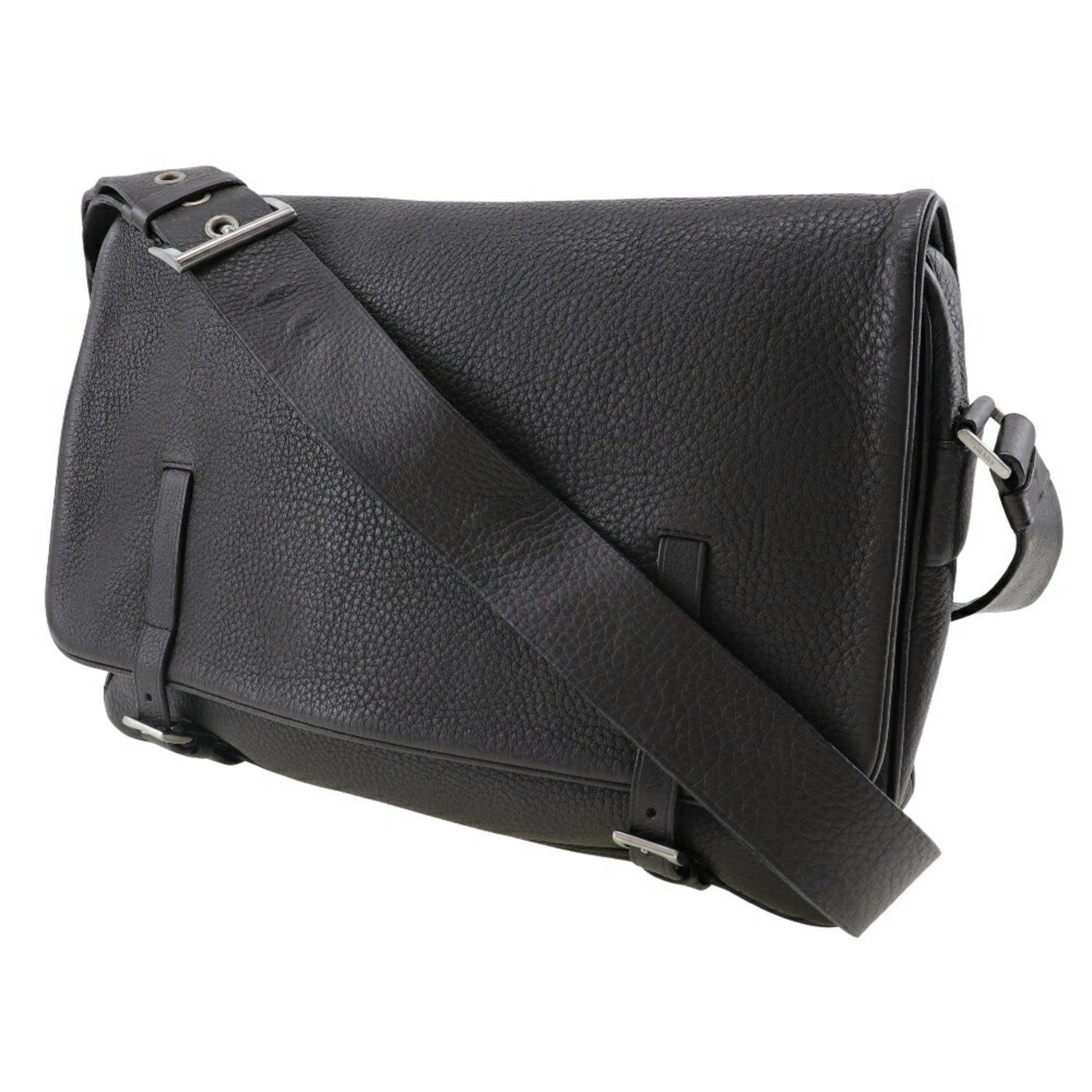 PRADA bag shoulder calf belt clasp Messenger