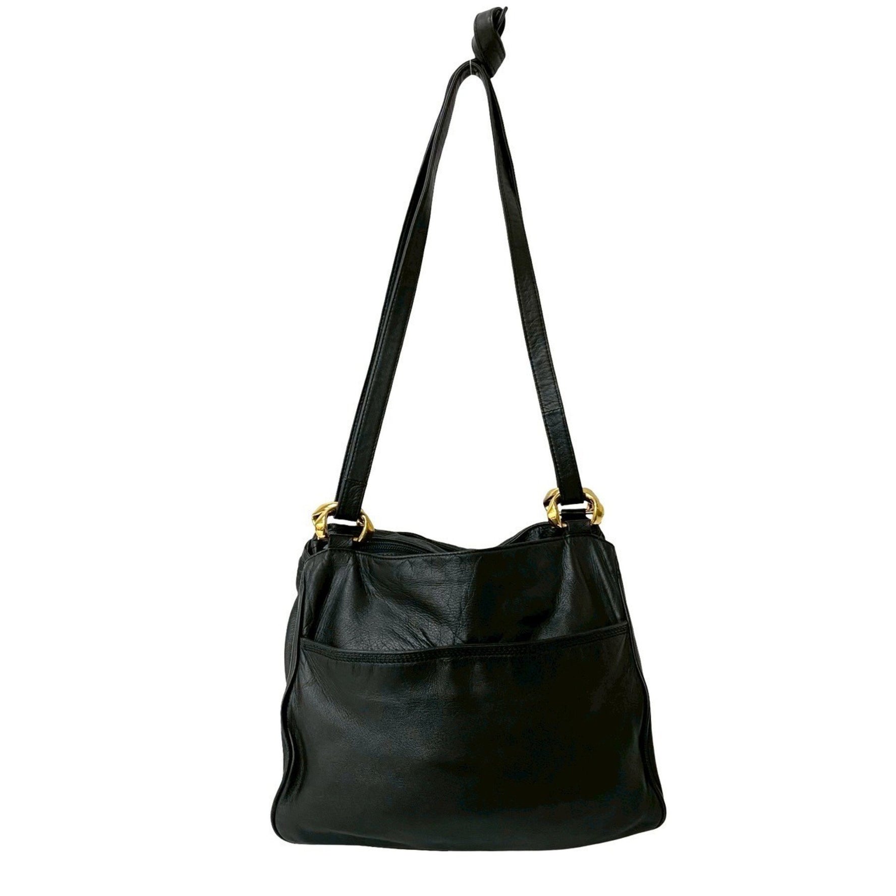 LOEWE Anagram Logo Nappa Leather Semi-Shoulder Bag/Tote Bag in