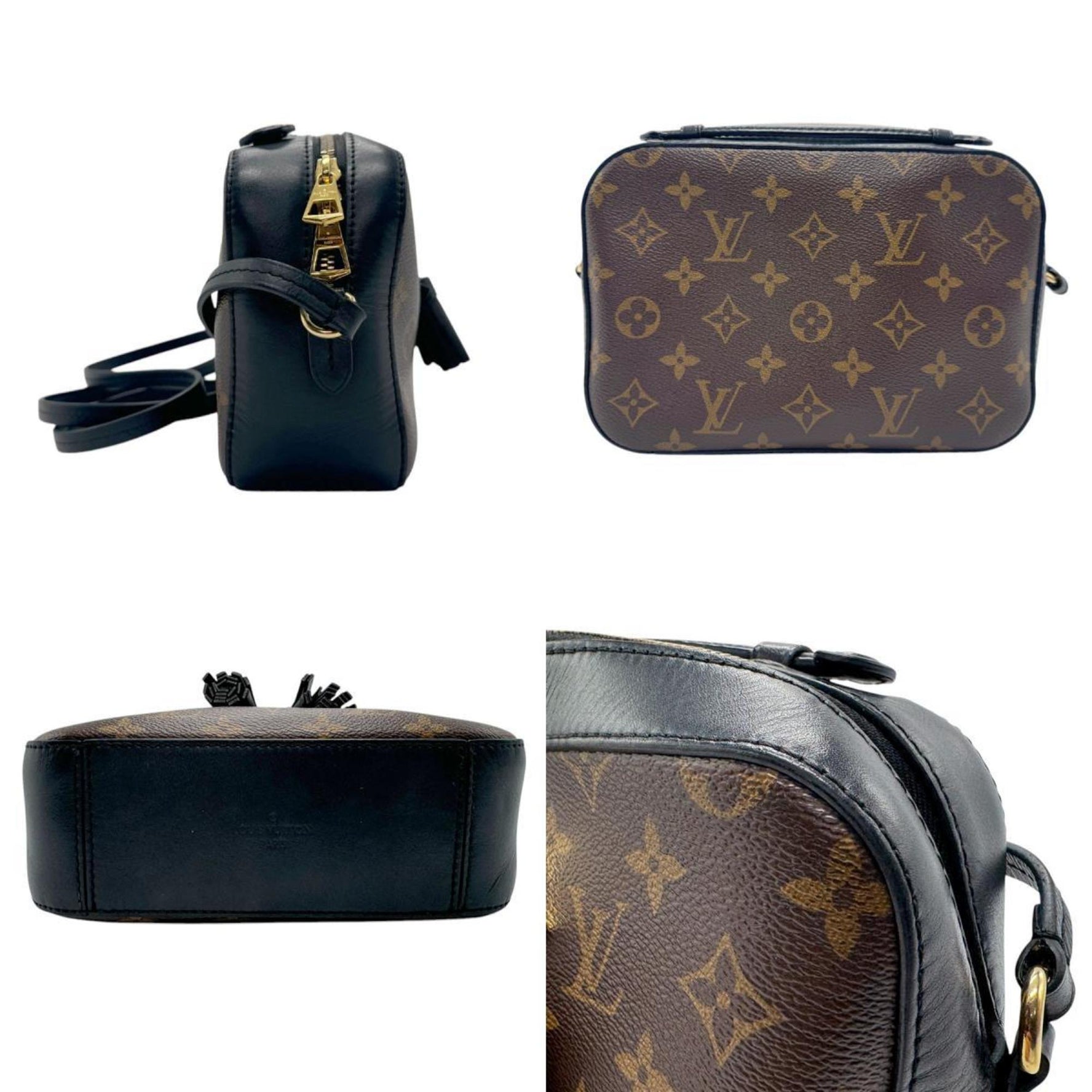 Louis Vuitton Shoulder Bag Monogram Santonge Canvas