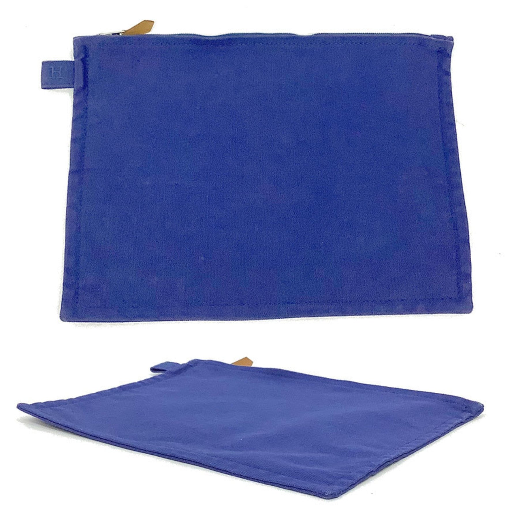 Hermes Bora Pouch set Flat pouch Clutch bag Cotton canvas