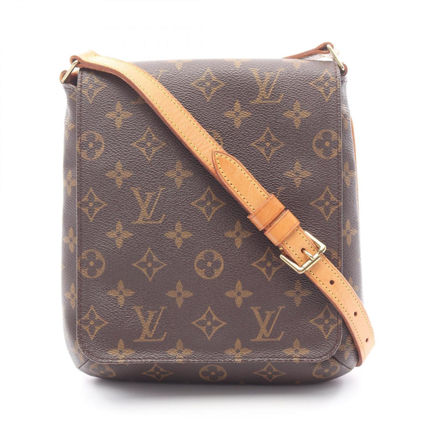 Louis Vuitton Musette Salsa Short Strap Shoulder Bag, Coated Canvas and Leather, Monogram, Brown