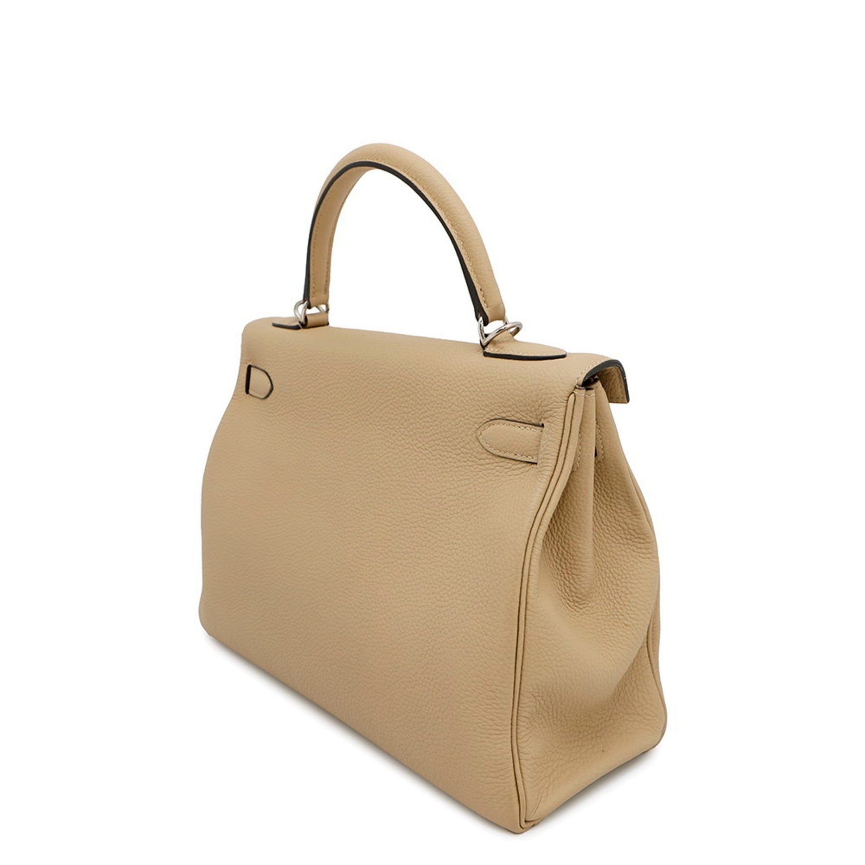 Hermes Hermès Kelly 32 handbag, in-stitched trench coat, Togo A stamp, shoulder bag