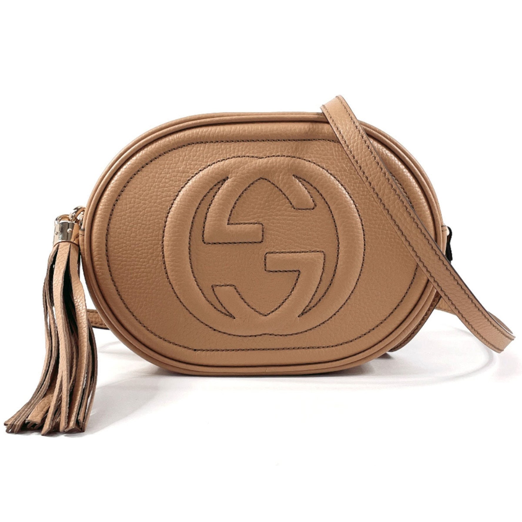 GUCCI Soho Shoulder Bag Leather