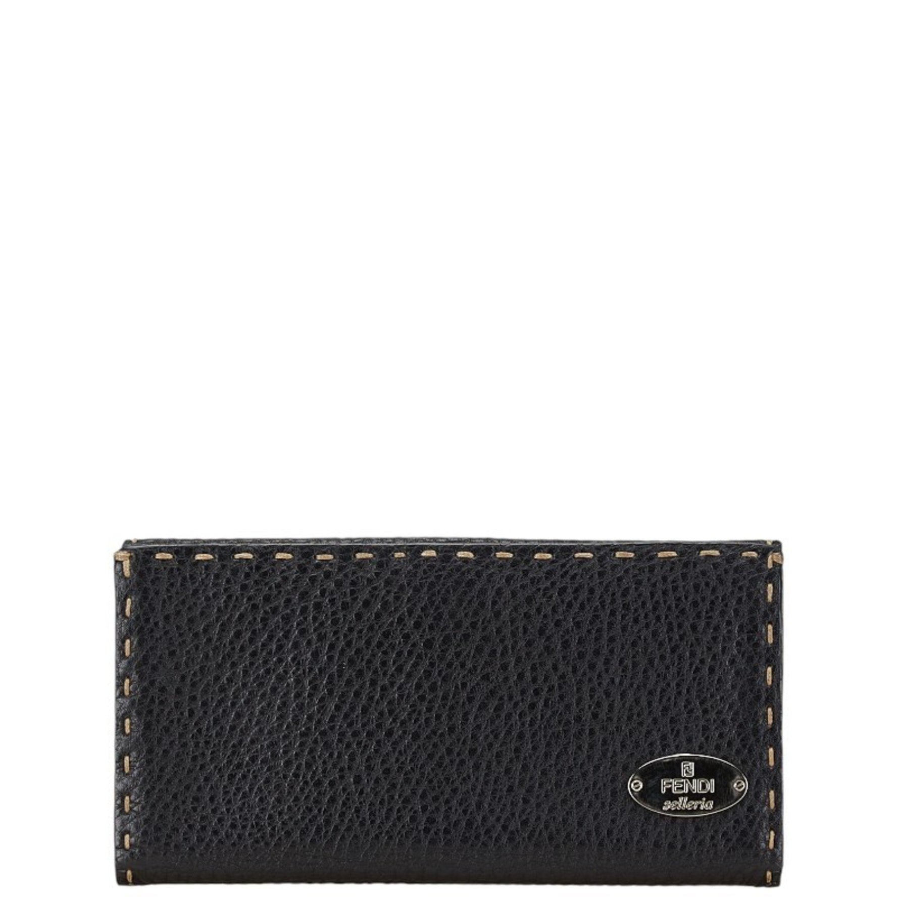 FENDI Selleria Stitch Long Wallet Leather
