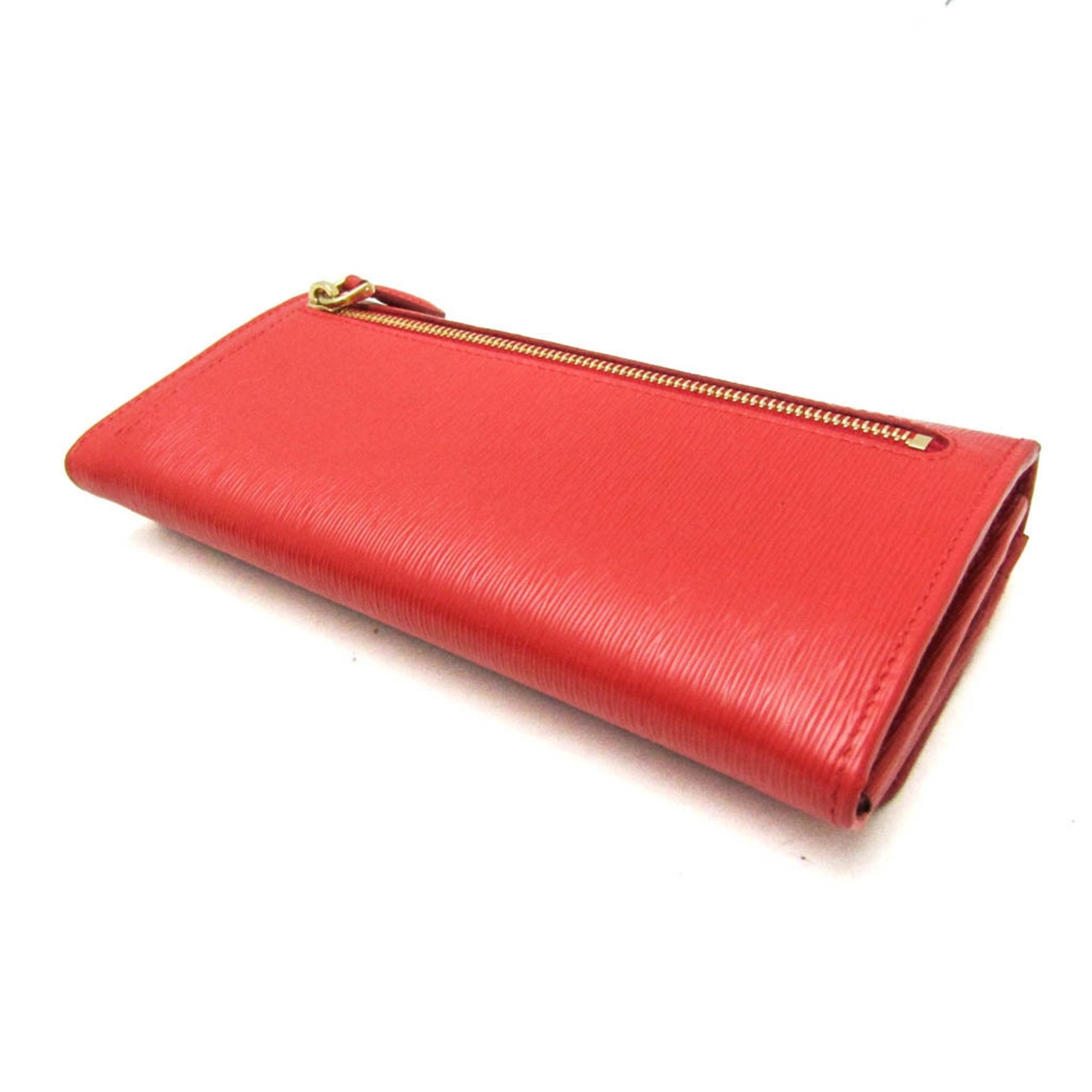 Prada Leather Long Wallet (bi-fold)