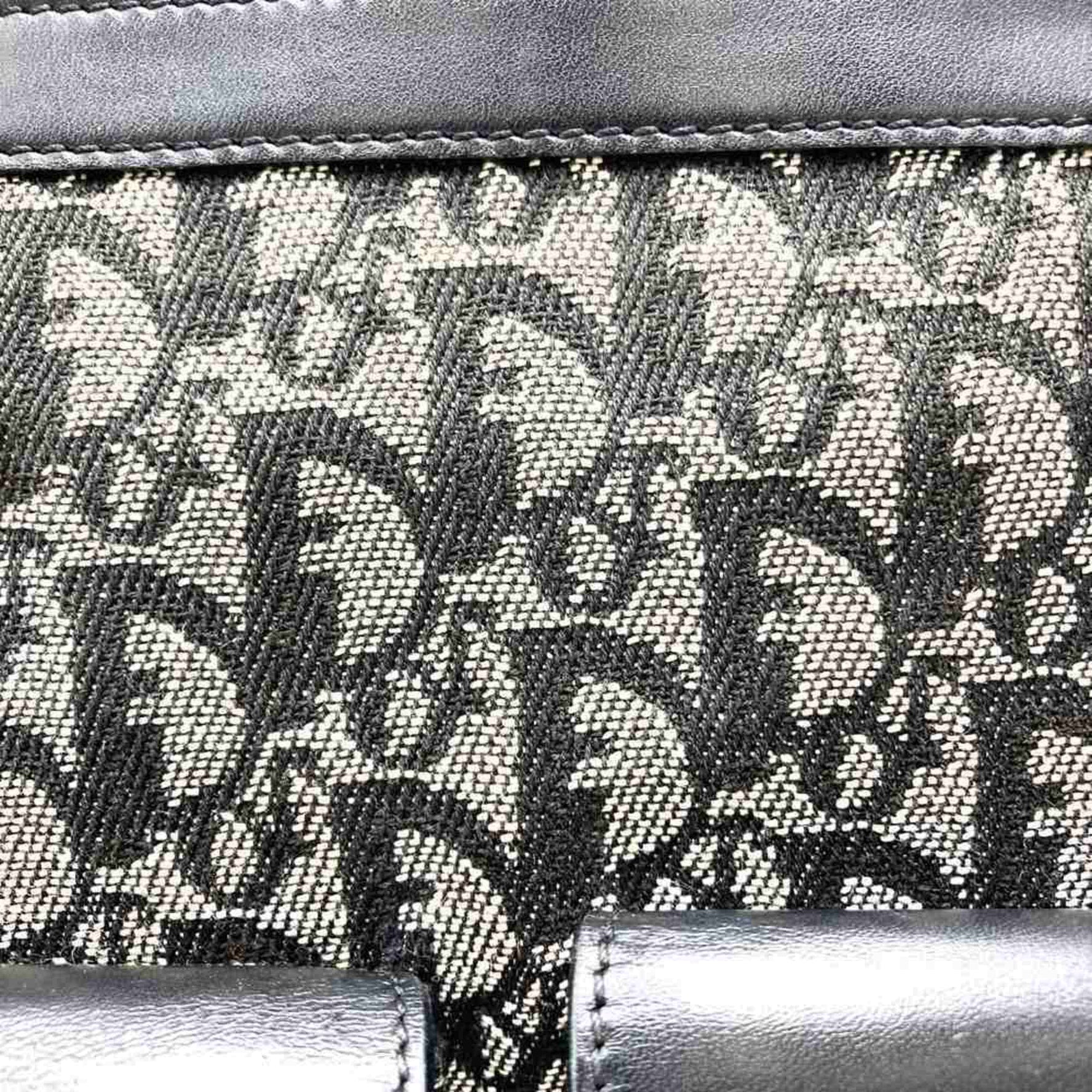Christian Dior Dior handbag tote bag Trotter canvas leather ladies